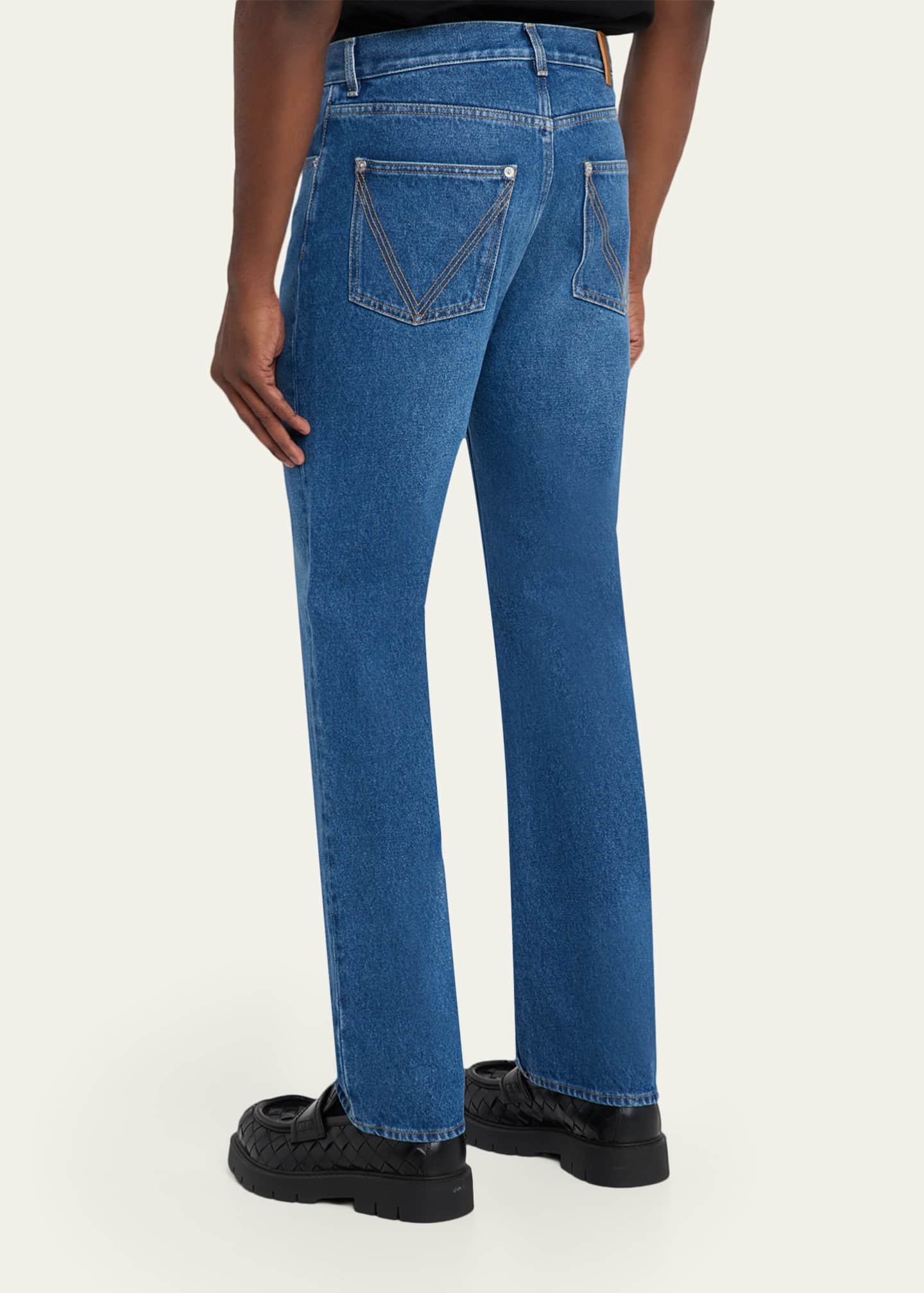 Bottega Veneta Men's Straight-Leg Denim Jeans - Bergdorf Goodman