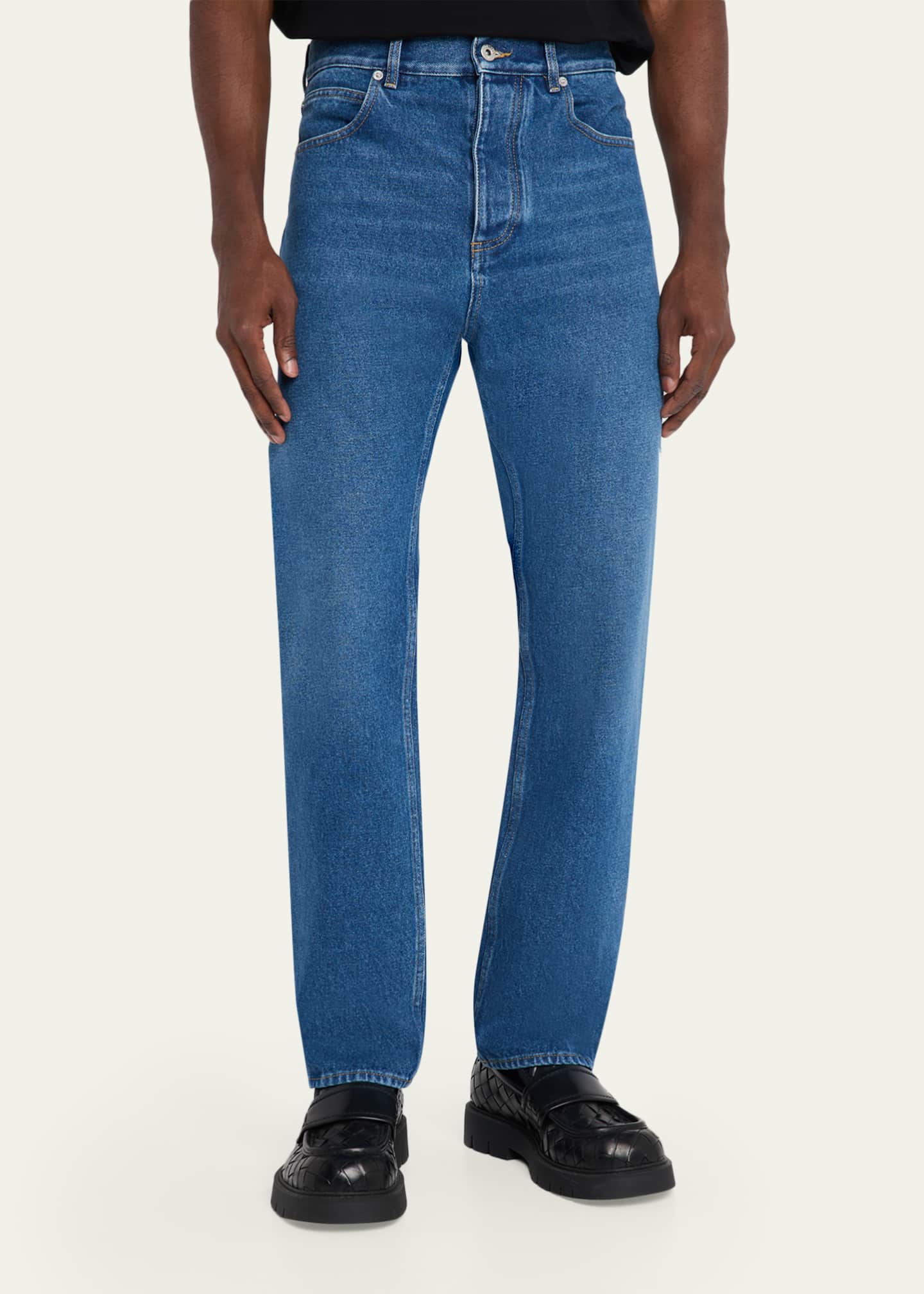 Bottega Veneta Men's Straight-Leg Denim Jeans - Bergdorf Goodman