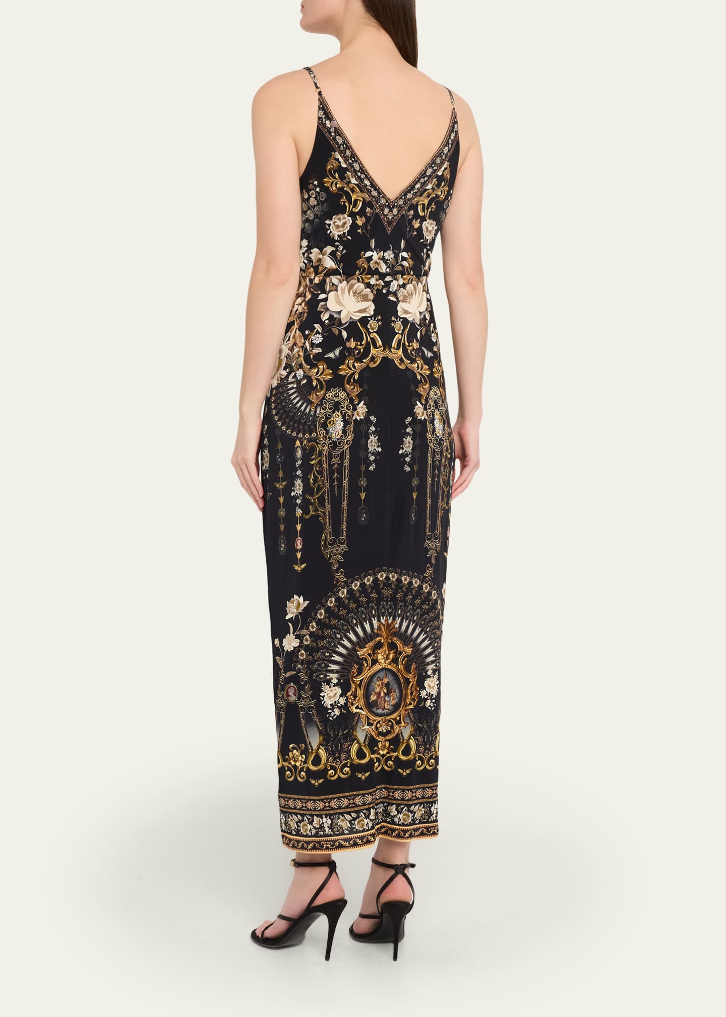 Camilla Flamenco Folklore Strappy Twist-Front Dress - Bergdorf Goodman