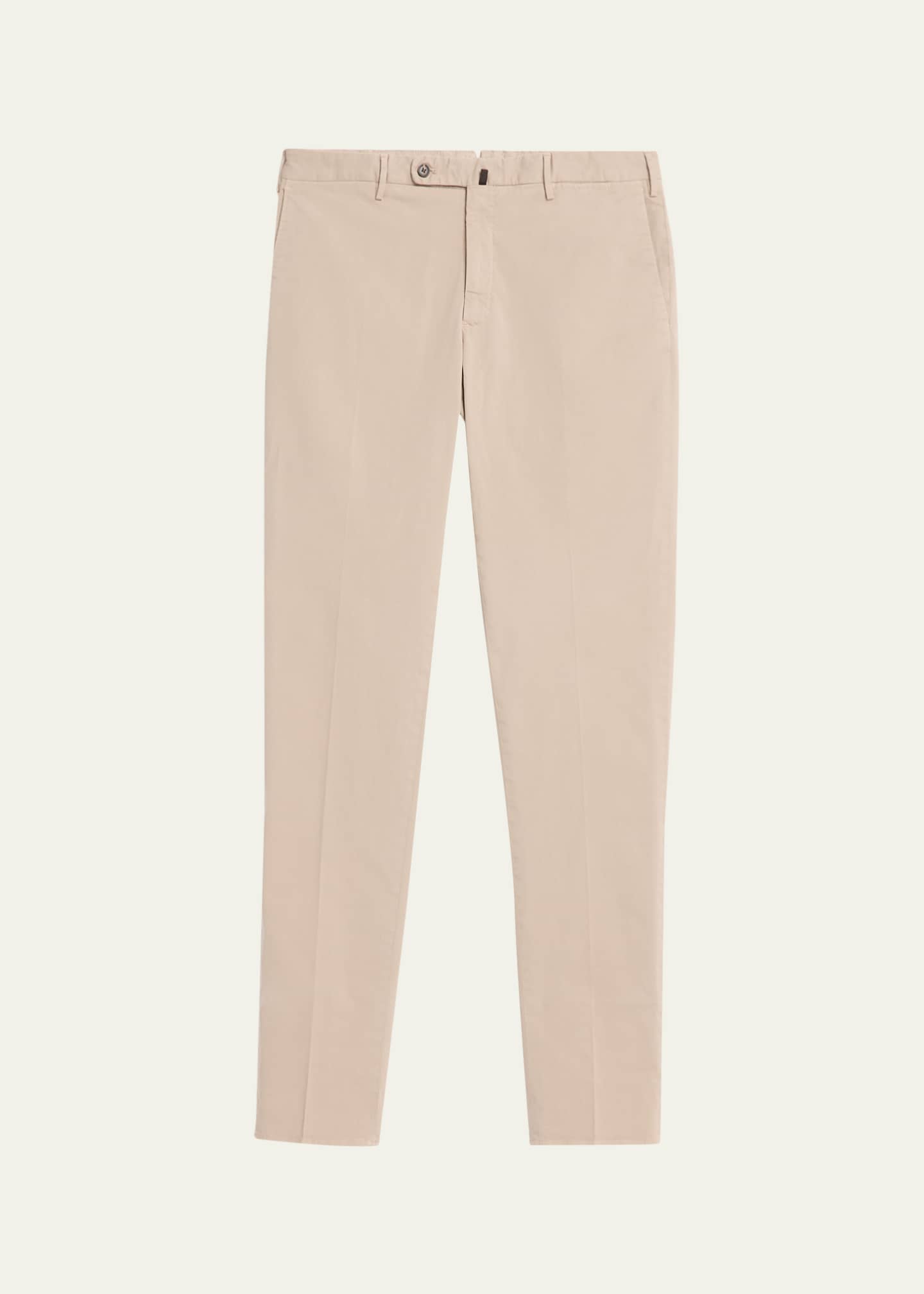 Incotex Men's Pressed-Crease Cotton Trousers - Bergdorf Goodman