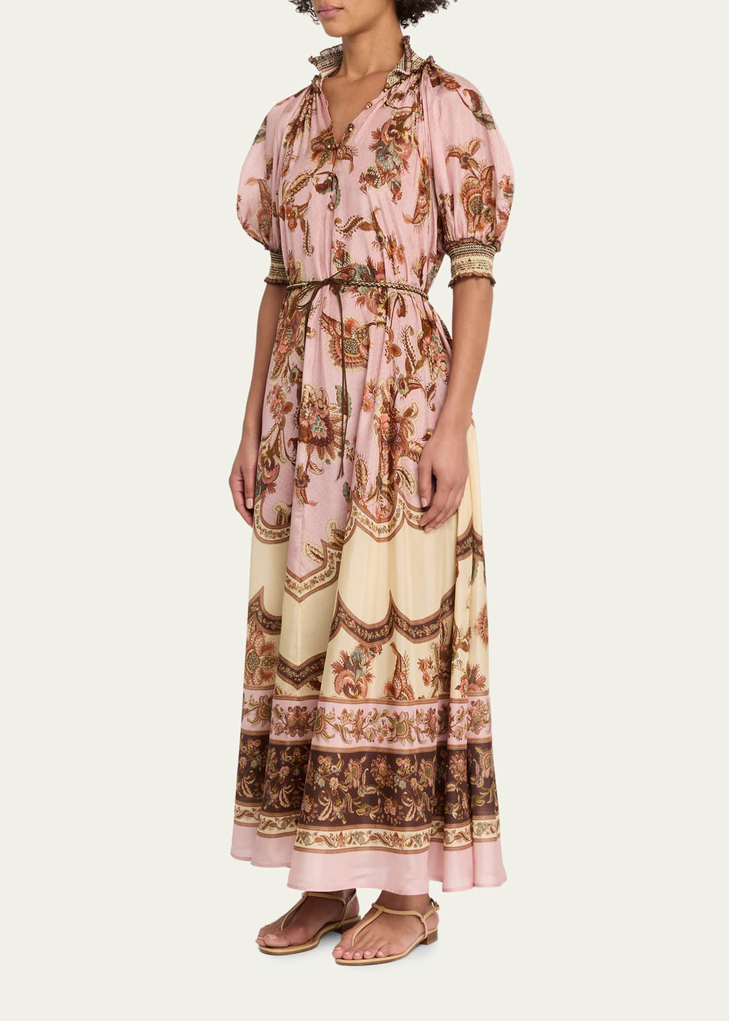Zimmermann Aster Billow Maxi Dress - Multicolor