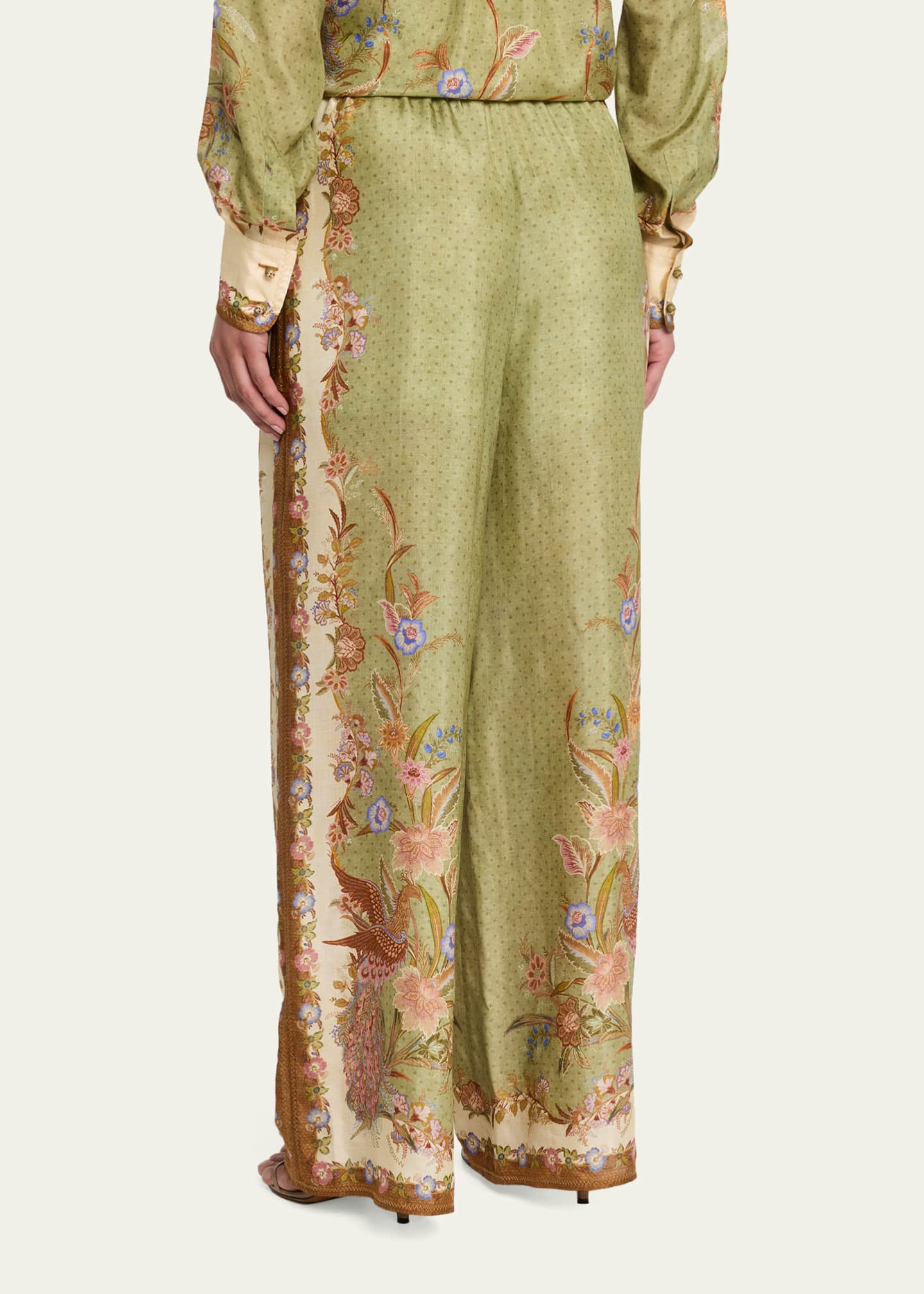 Zimmermann Indra Silk Drawstring Pants - Bergdorf Goodman