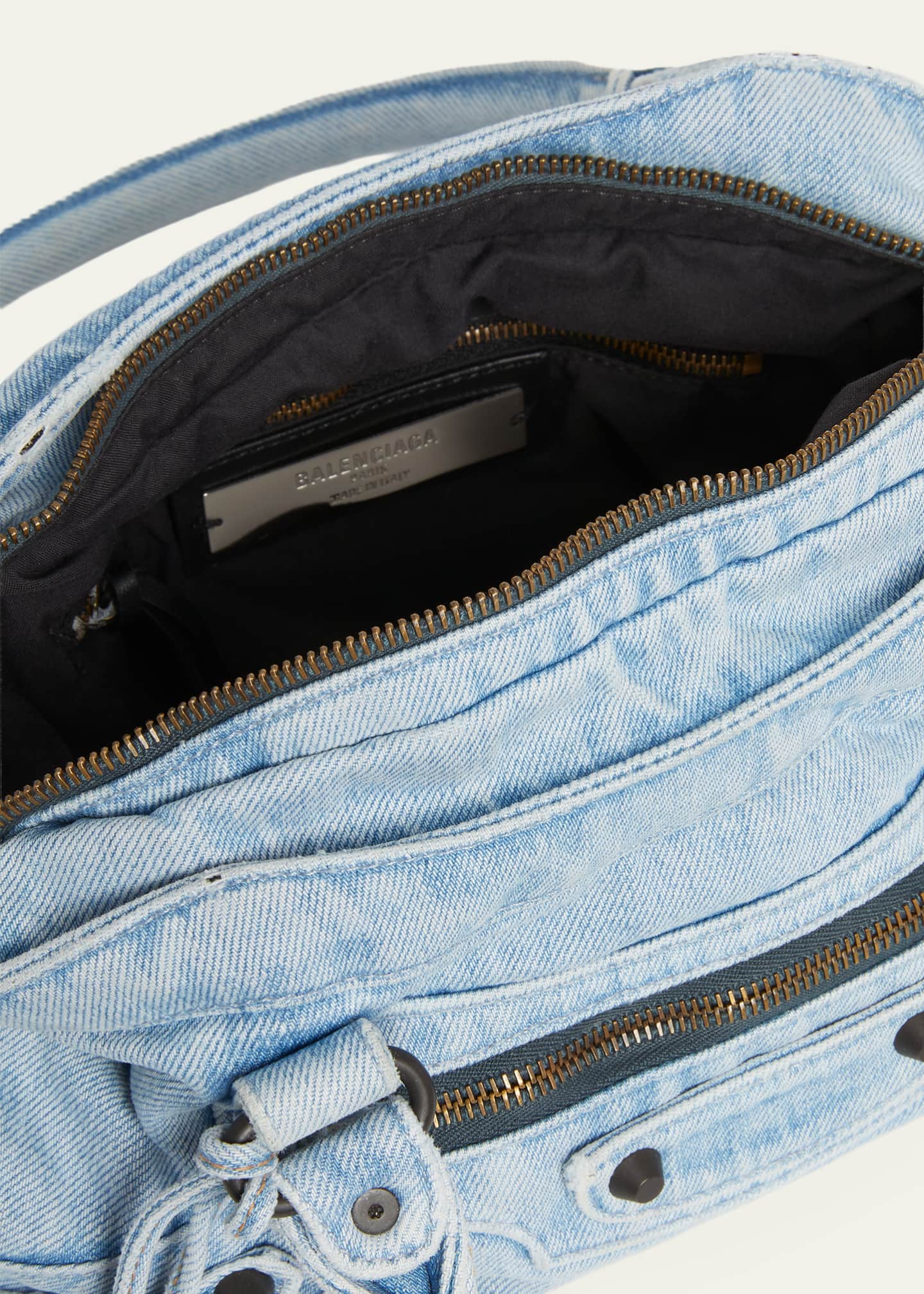 Balenciaga Le City Denim Top-Handle Bag - Bergdorf Goodman