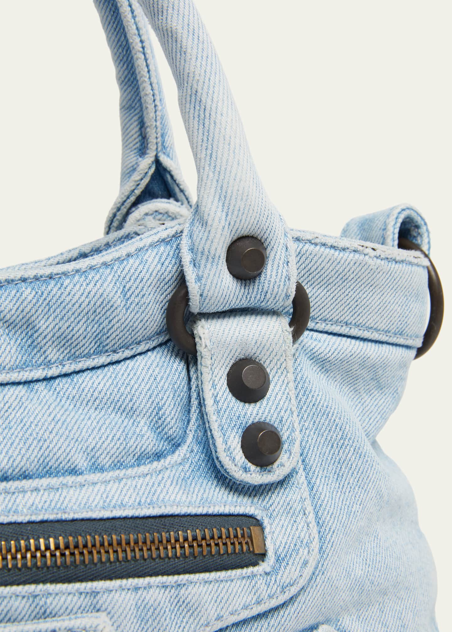 Balenciaga Le City Denim Top-Handle Bag - Bergdorf Goodman
