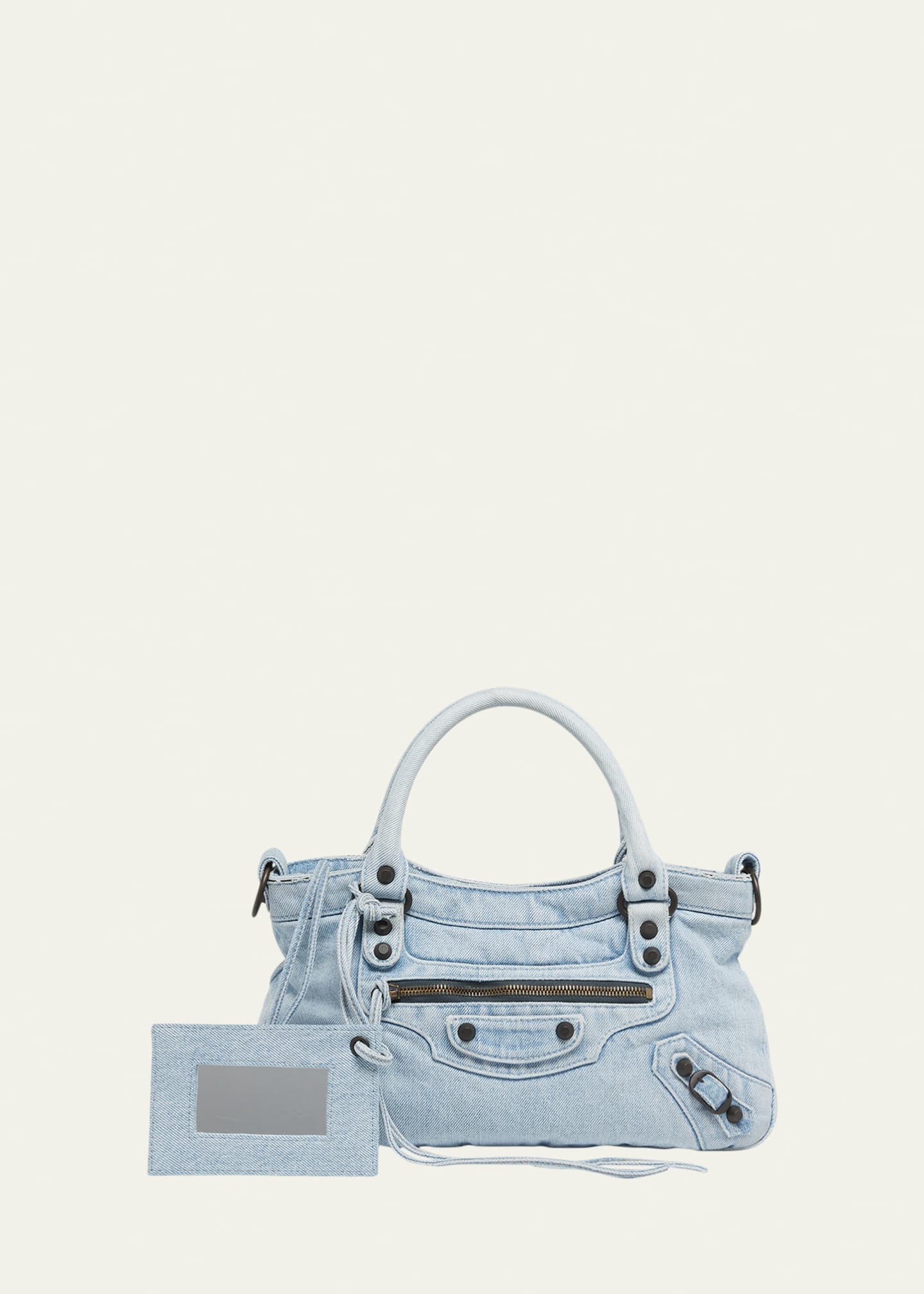 Balenciaga Le City Denim Top-Handle Bag - Bergdorf Goodman