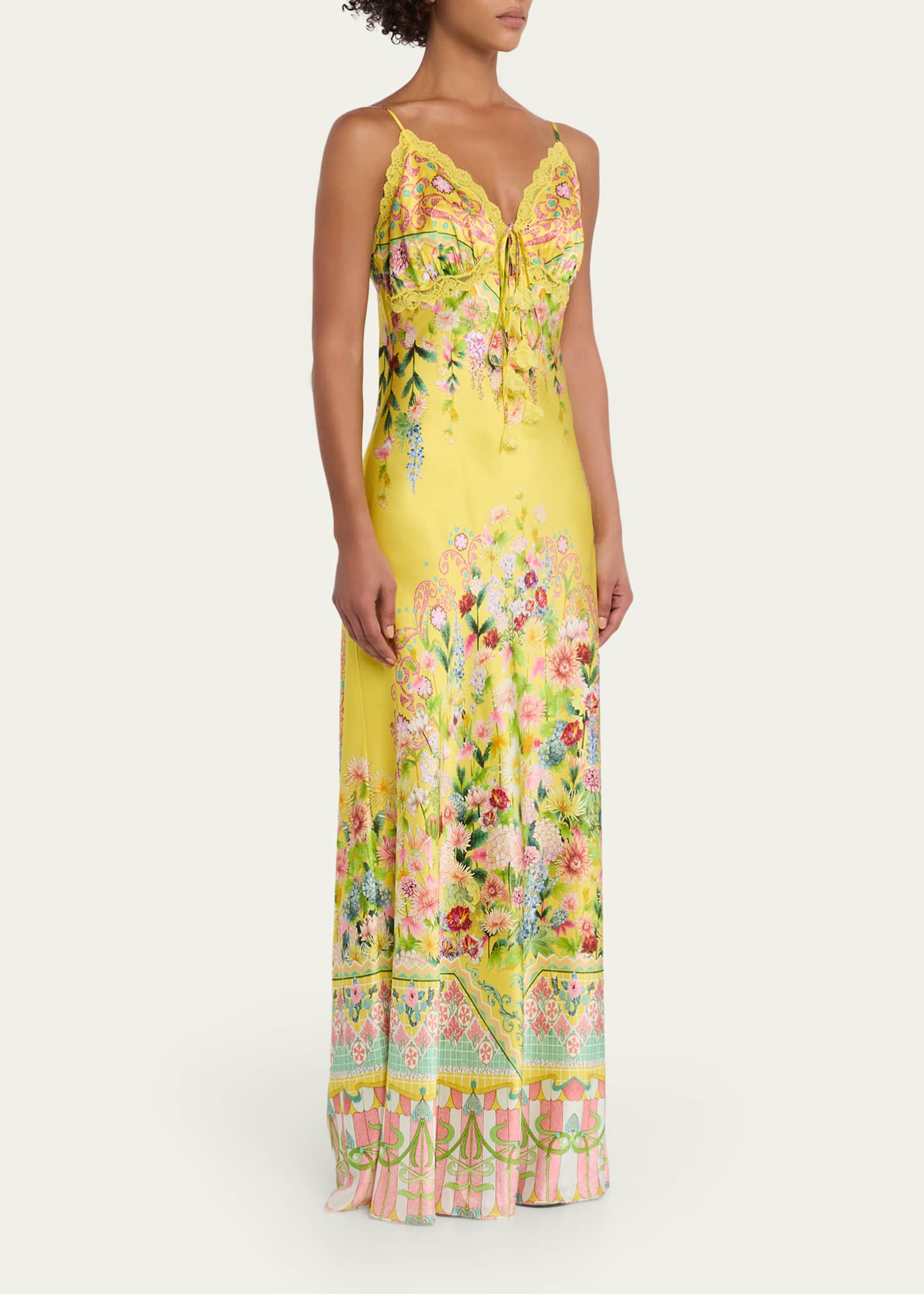 slim fit dress slacks Blue Cotton Cutwork Flouncy Maxi Camilla Dress – SABO