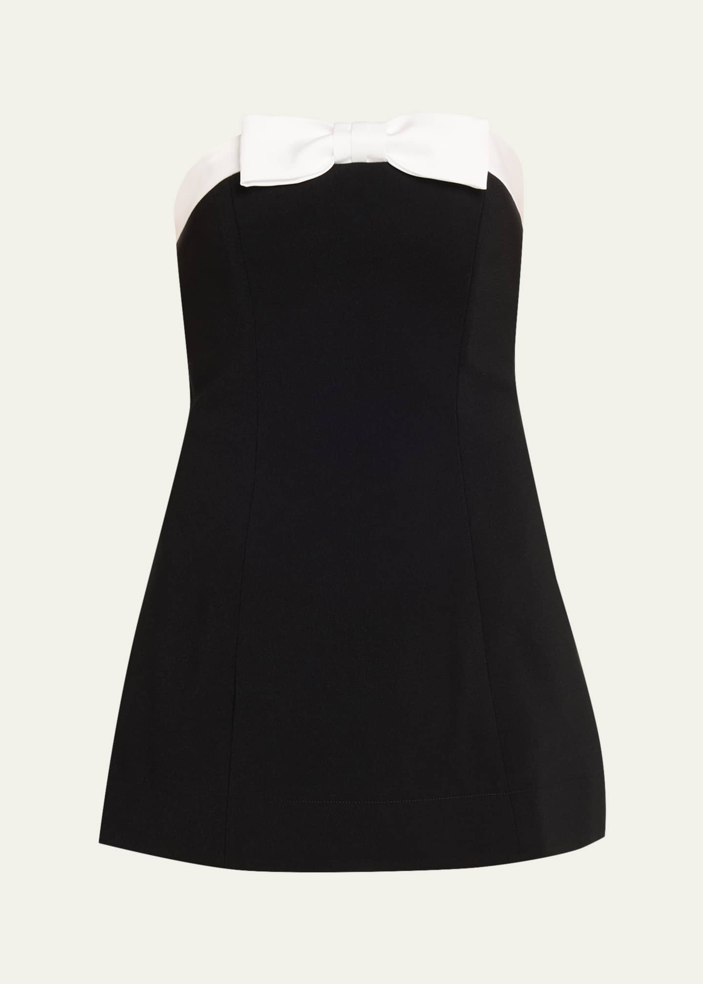 ALICE + OLIVIA Katya Sculpted Bow Romper - Bergdorf Goodman