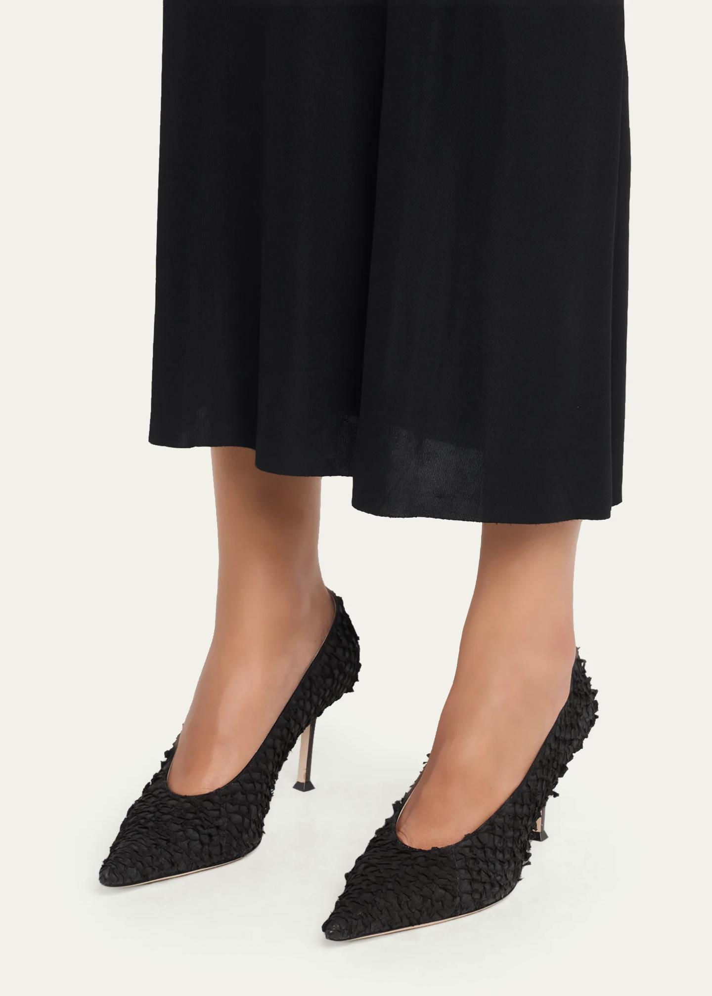 Christen 75mm Helix Python-Effect Leather Pumps - Bergdorf Goodman