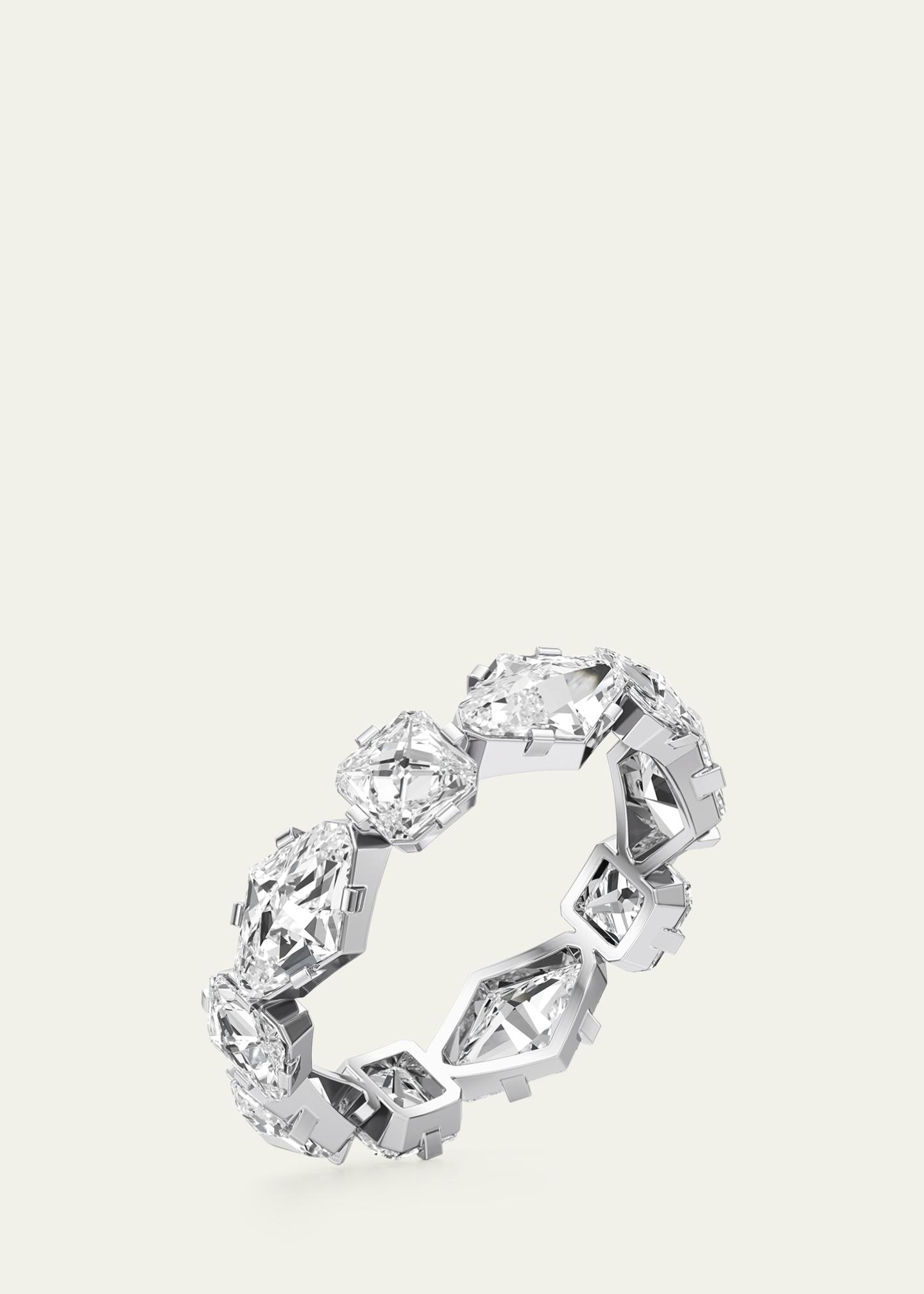 Unsaid Armor Eternity Diamond Band in 18K White Gold - Bergdorf Goodman
