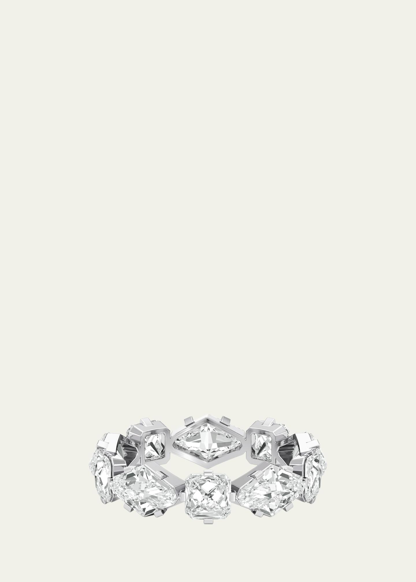 Unsaid Armor Eternity Diamond Band in 18K White Gold - Bergdorf Goodman