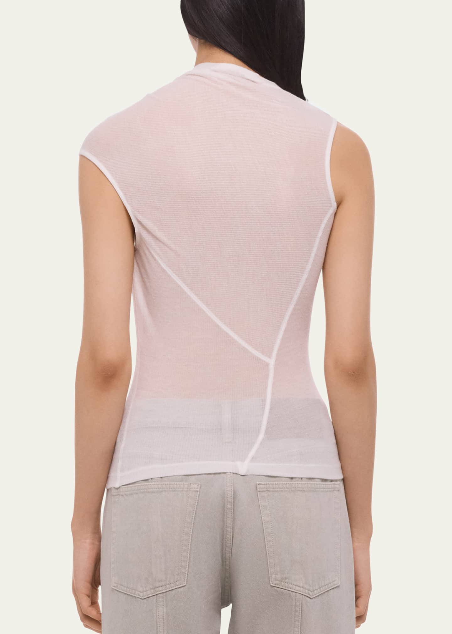Helmut Lang Sheer Twist Tank Top - Bergdorf Goodman