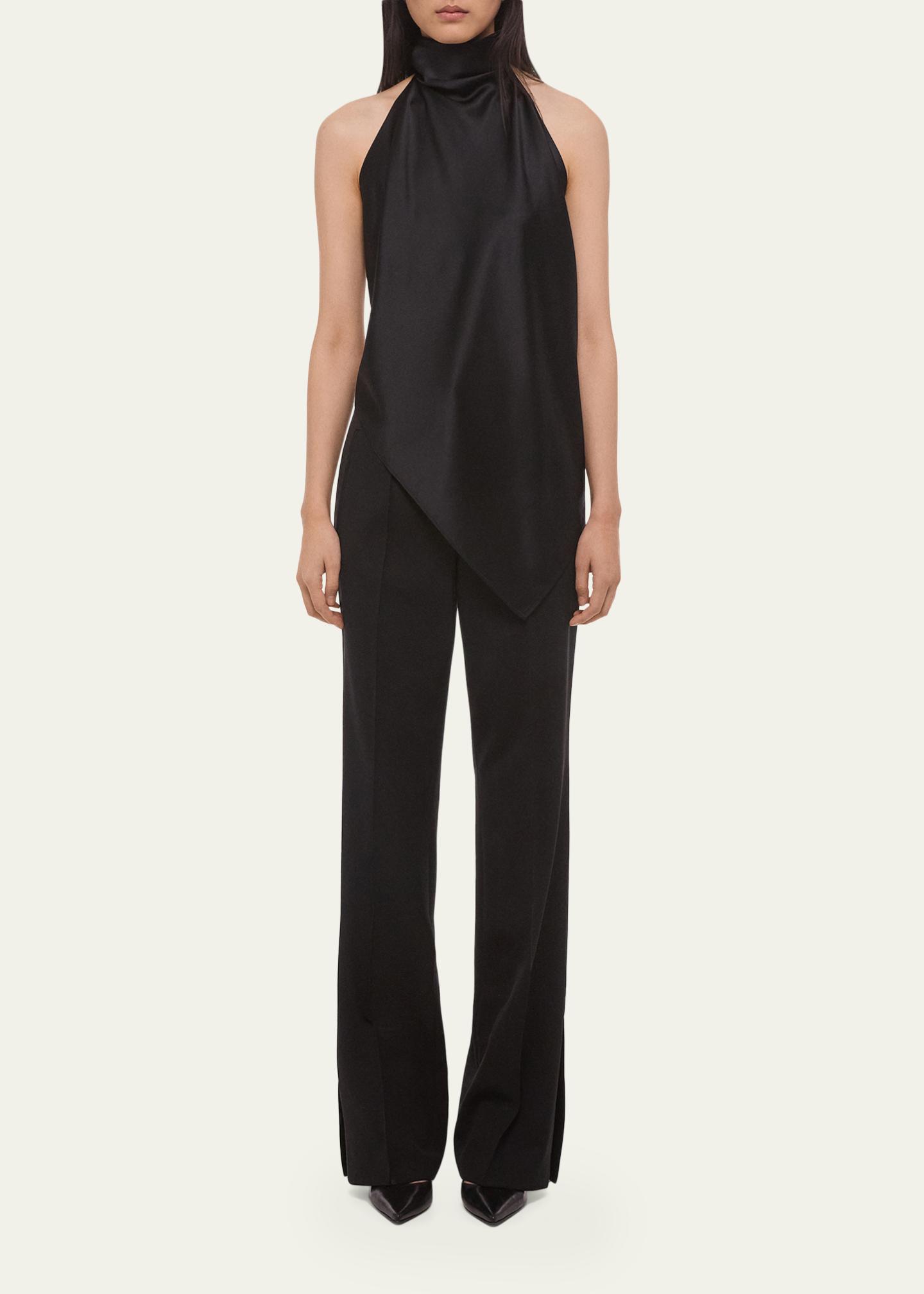 Helmut Lang Silk Tie Scarf Top - Bergdorf Goodman