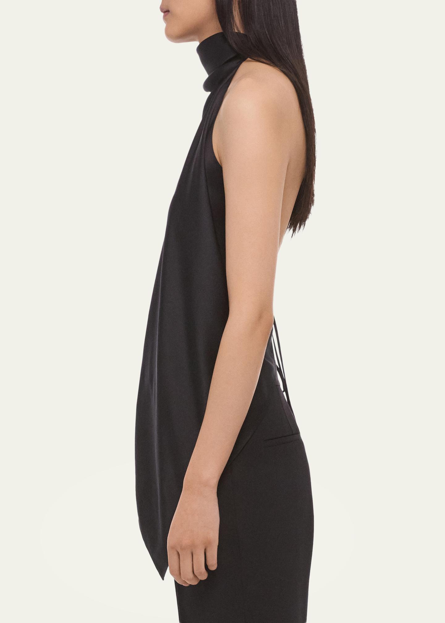 Helmut Lang Silk Tie Scarf Top - Bergdorf Goodman