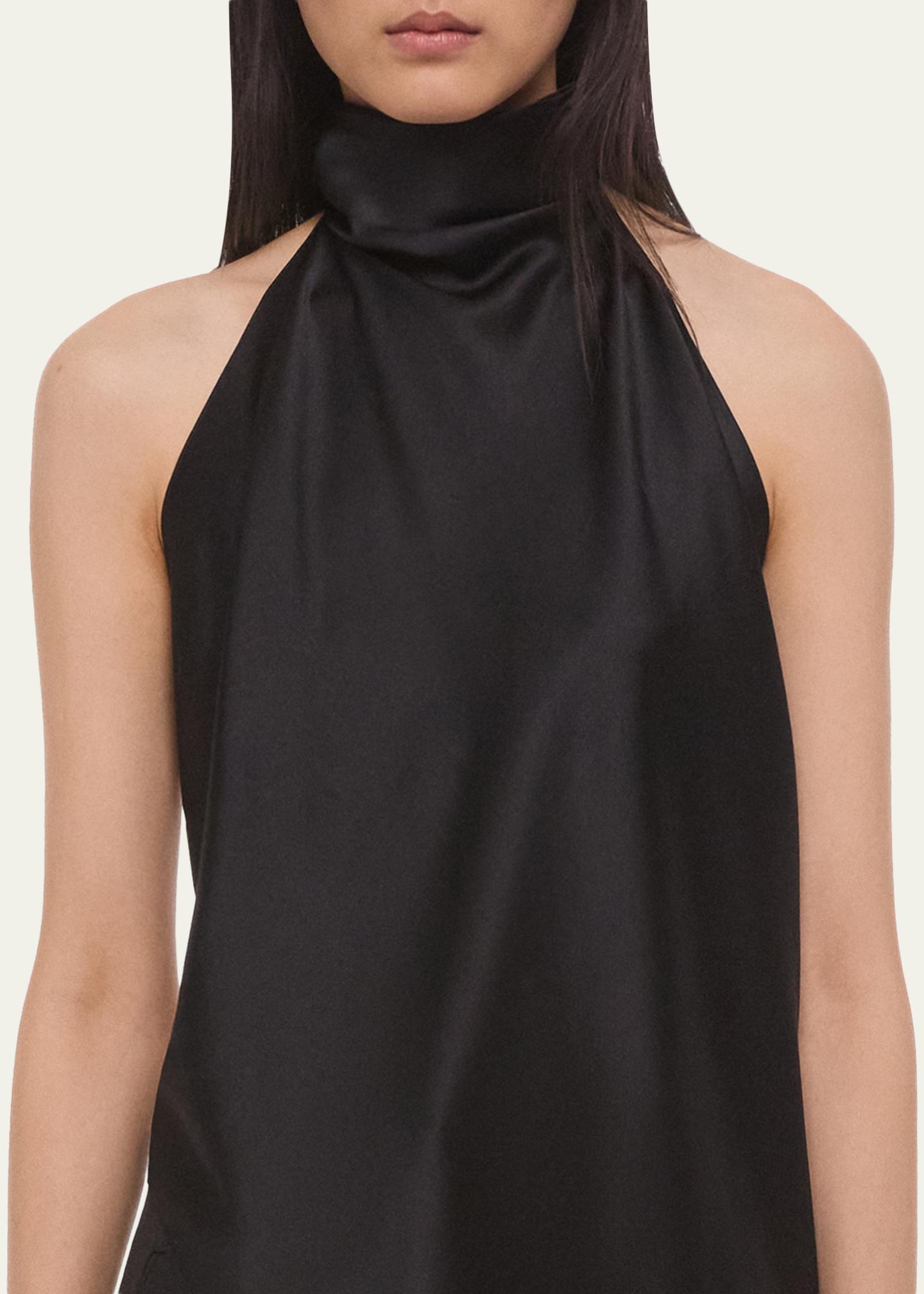 Helmut Lang Silk Tie Scarf Top - Bergdorf Goodman