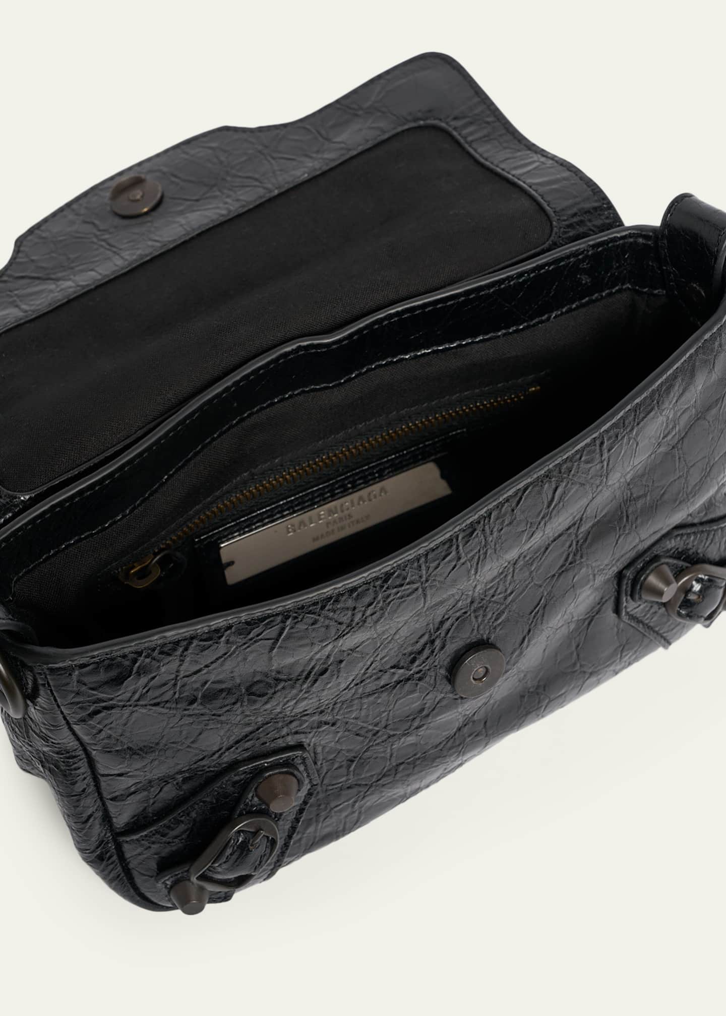 Balenciaga Le City Leather Crossbody Bag - Bergdorf Goodman