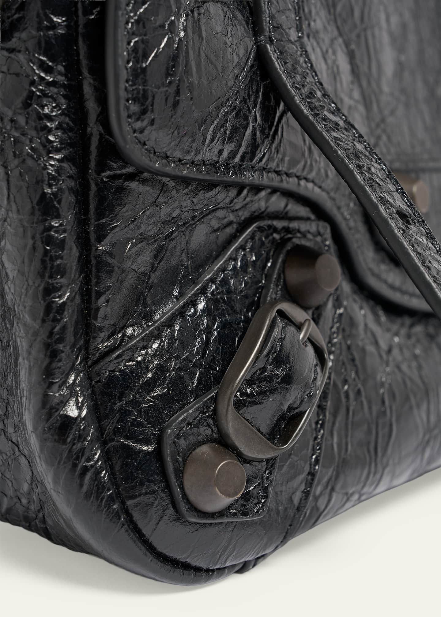 Balenciaga Le City Leather Crossbody Bag - Bergdorf Goodman