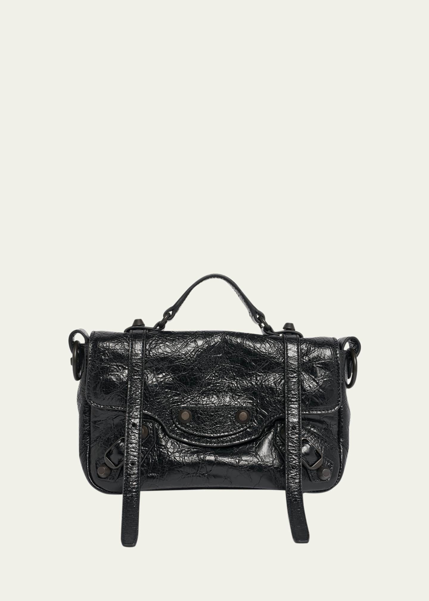 Balenciaga Le City Leather Crossbody Bag - Bergdorf Goodman