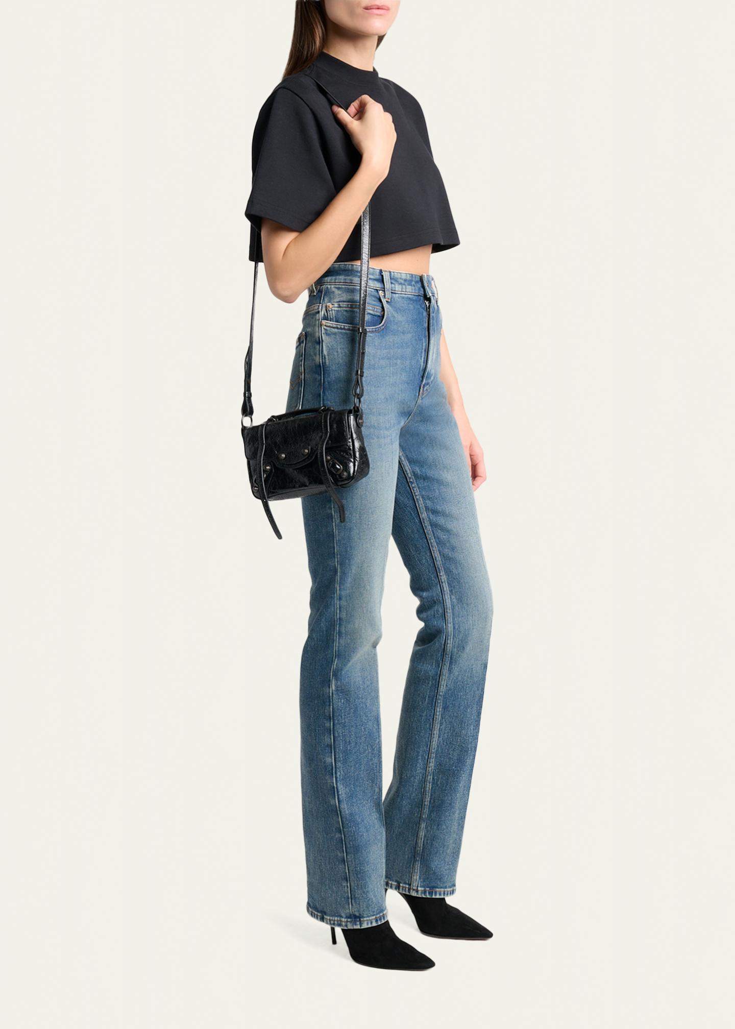 Balenciaga Le City Leather Crossbody Bag - Bergdorf Goodman