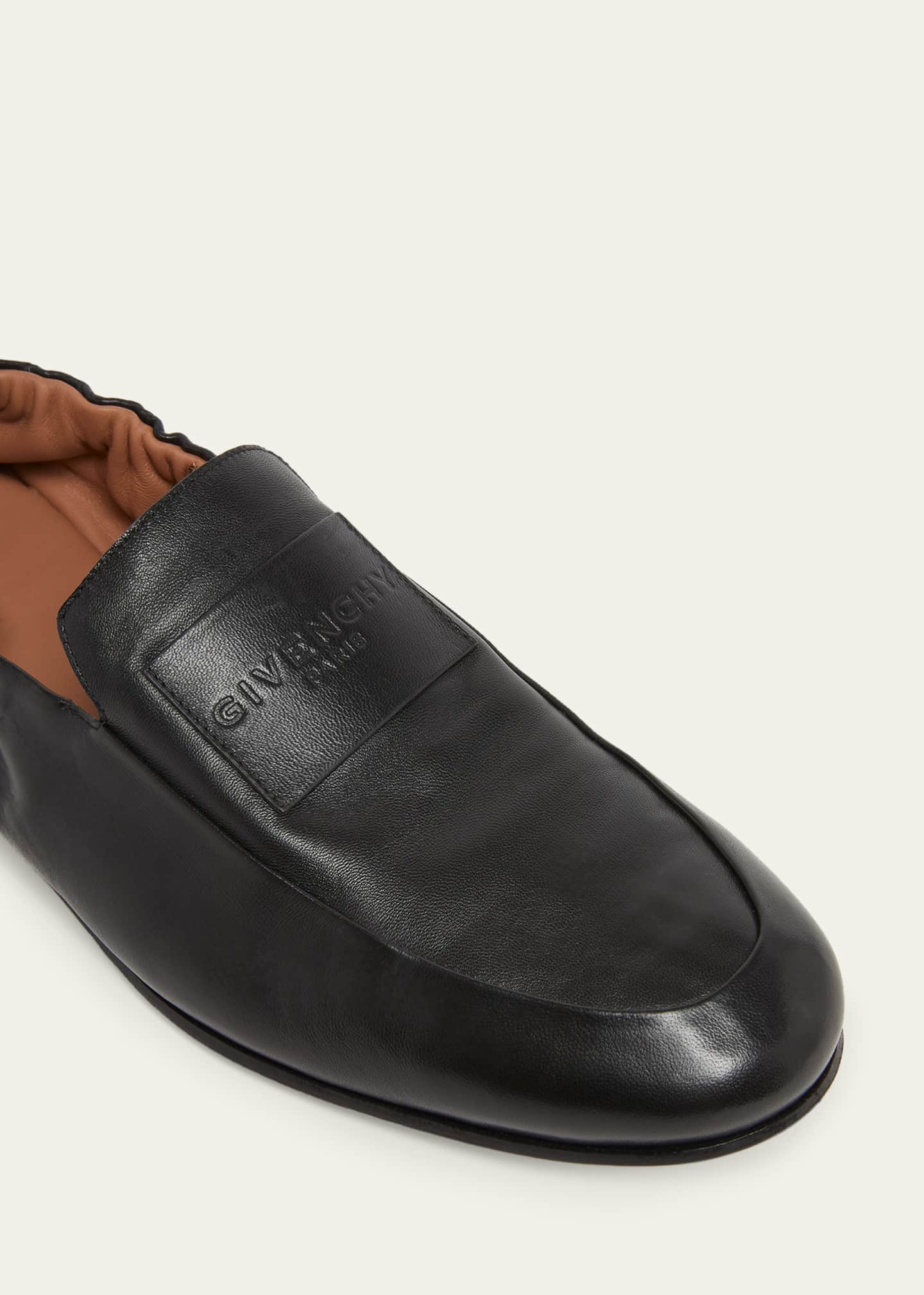 GIVENCHY ブラック コーデュロイ Givenchy Men's Leather Elasticized Loafers - Bergdorf Goodman