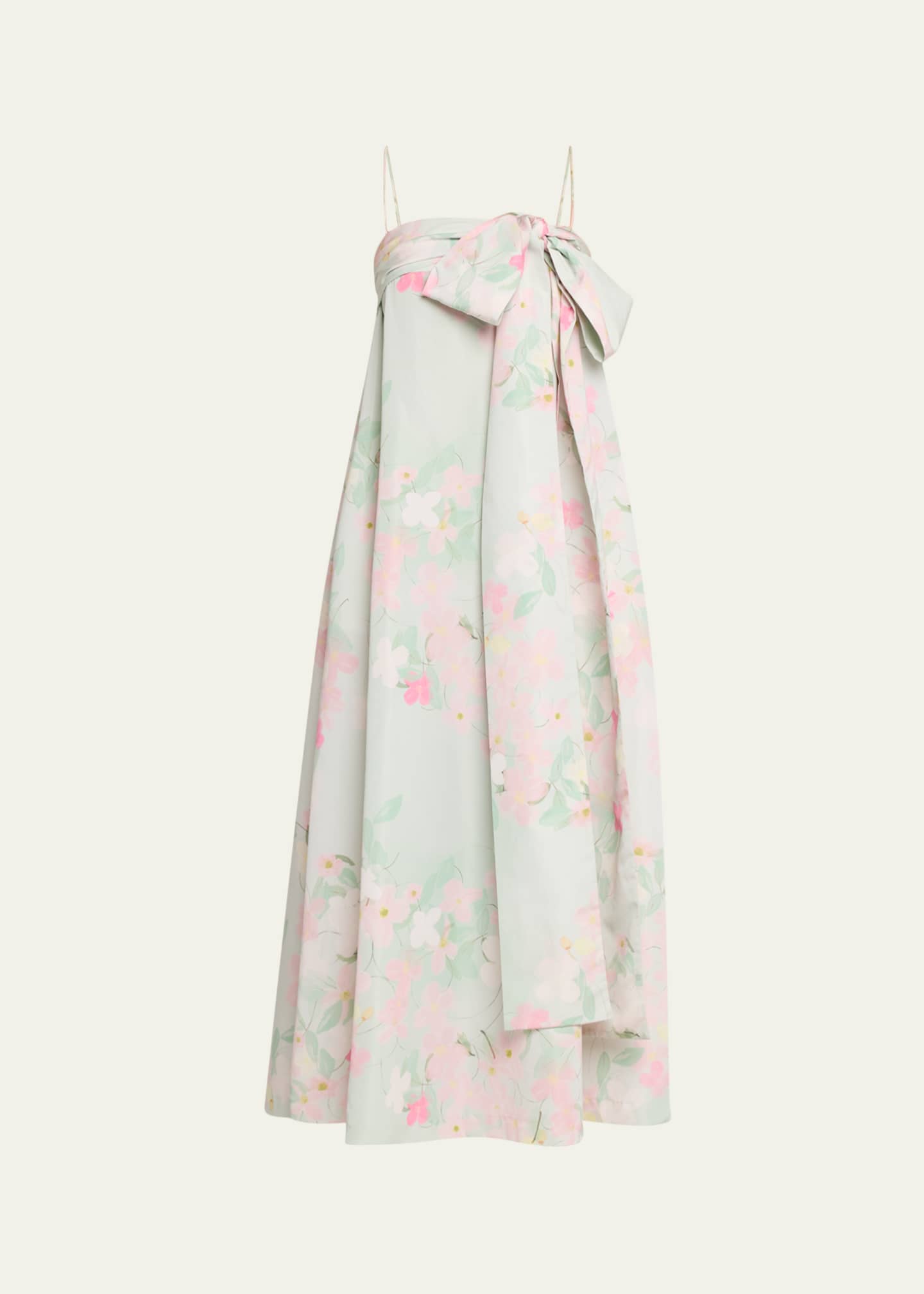 bailey midi dress THE BAILEY GINGHAM MIDI DRESS RED / M