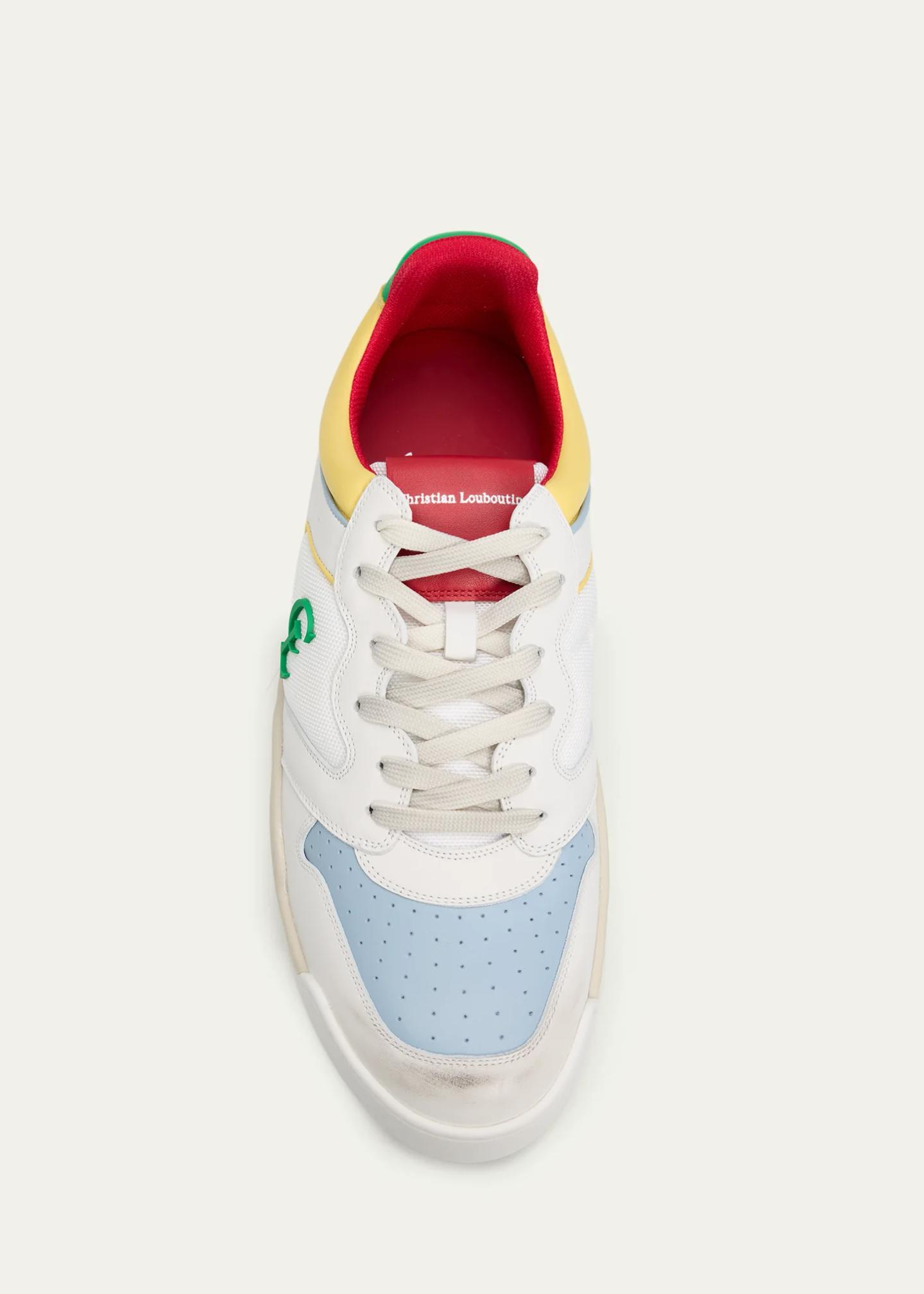 Christian Louboutin Men's Bsktball 1 Retro Low-Top Sneakers - Bergdorf ...