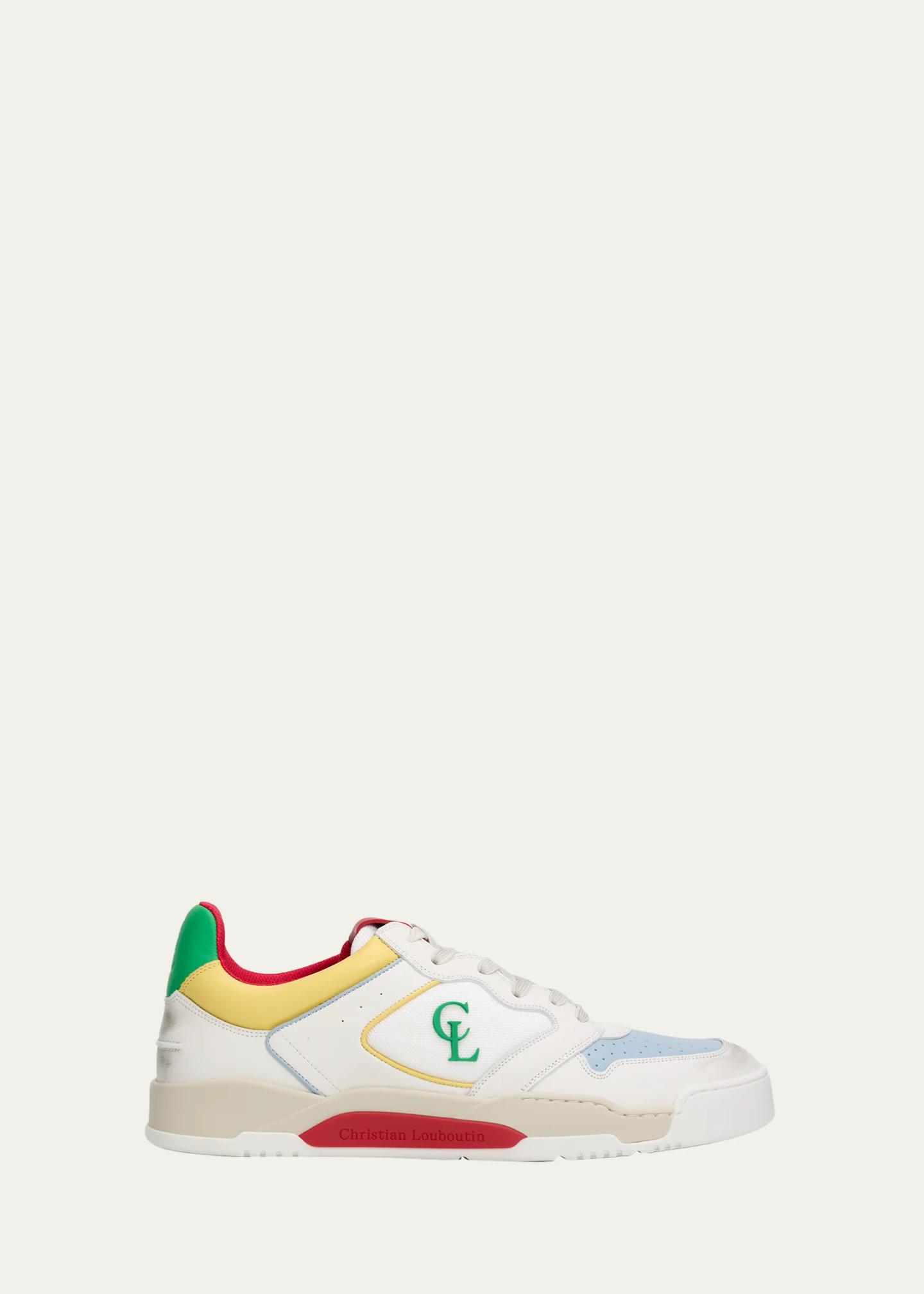 Christian Louboutin Men's Bsktball 1 Retro Low-Top Sneakers - Bergdorf ...