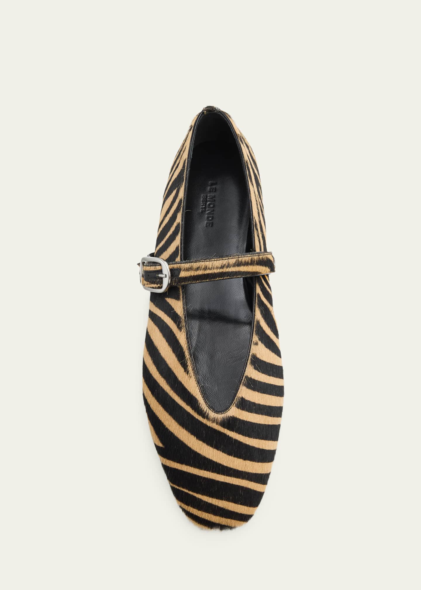 billlie ZAP everline ラッキードロー　ハルナ Le Monde Beryl Stella Zebra Calf Hair Ballerina Flats - Bergdorf