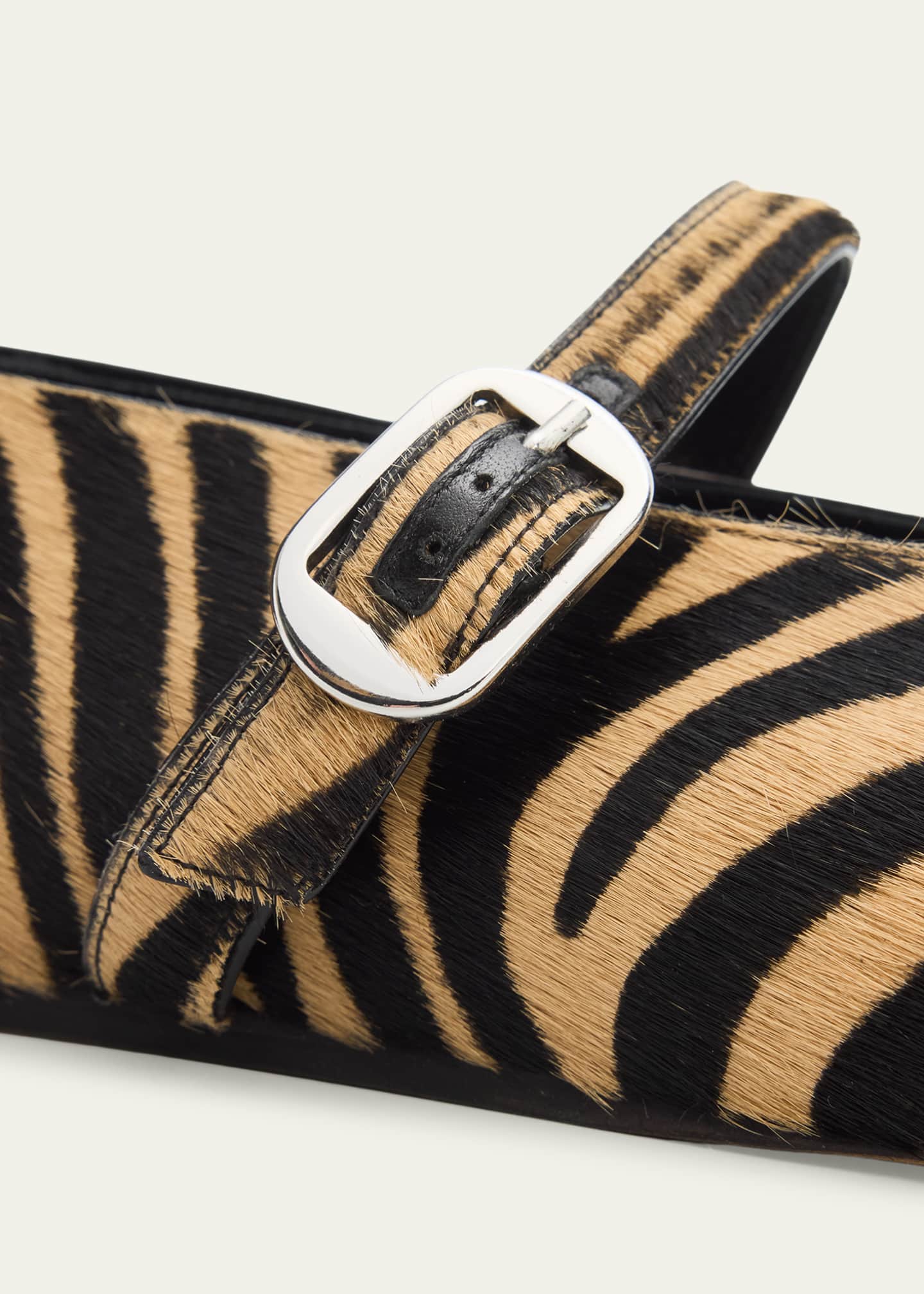 Le Monde Beryl Stella Zebra Calf Hair Ballerina Flats - Bergdorf