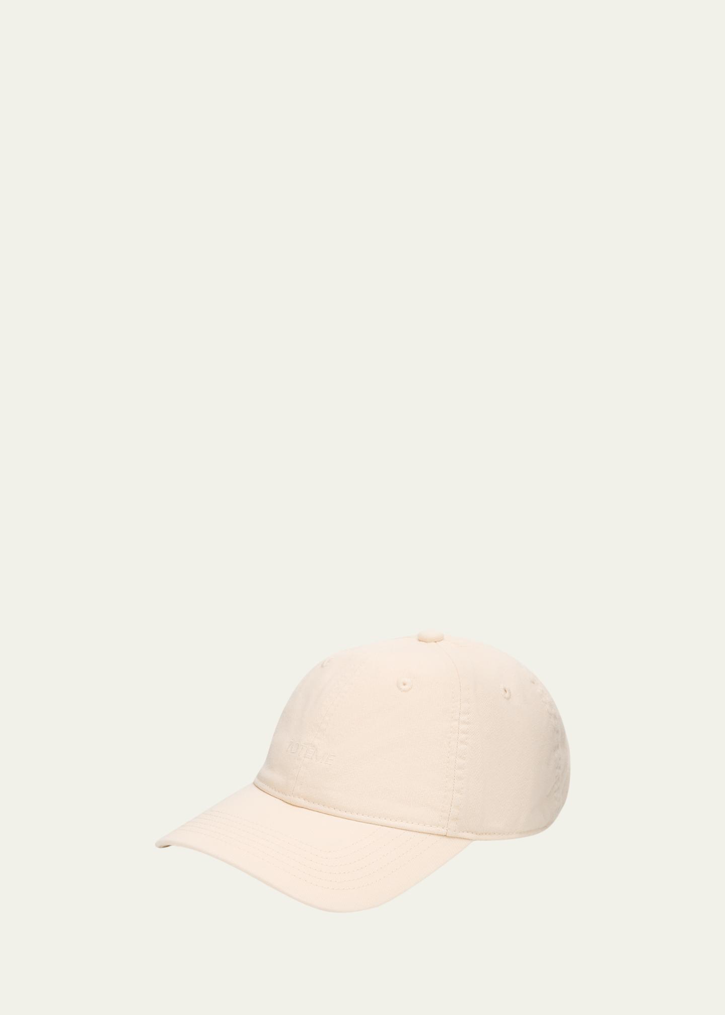 Toteme Logo Cotton Baseball Cap - Bergdorf Goodman