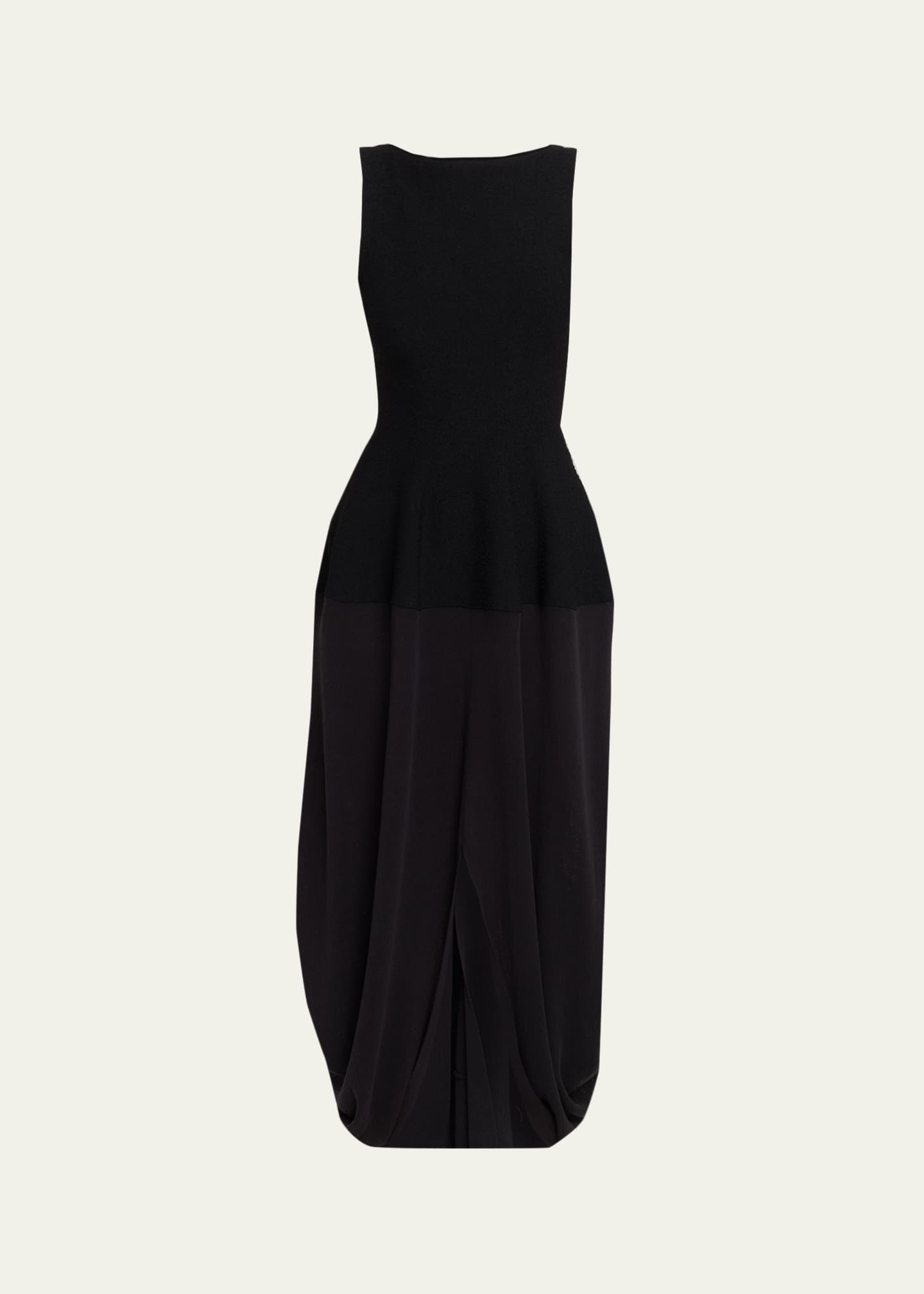 cocoon midi dress V-Neck Cocoon Midi Dress  Idun