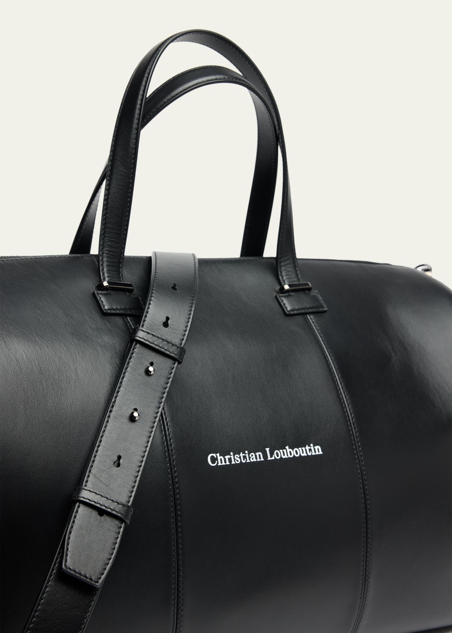 Christian Louboutin Men's Tactical Leather Dufflel Bag - Bergdorf