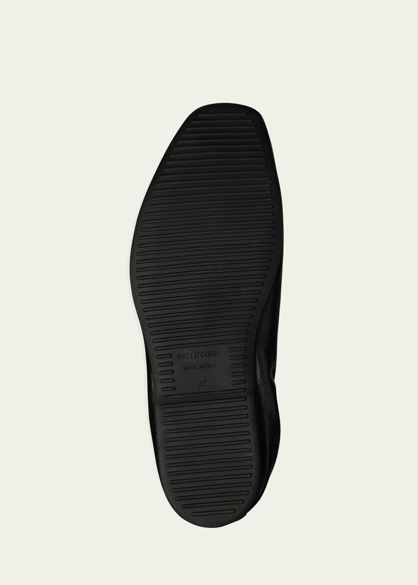 Balenciaga Men's Palermo BB Goatskin Loafers - Bergdorf Goodman