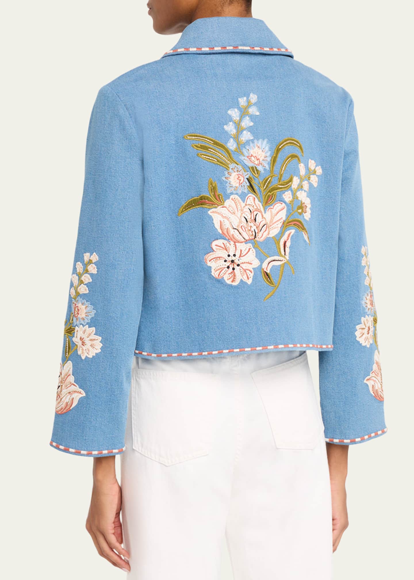Veronica Beard Vikaria Embroidered Jacket - Bergdorf Goodman