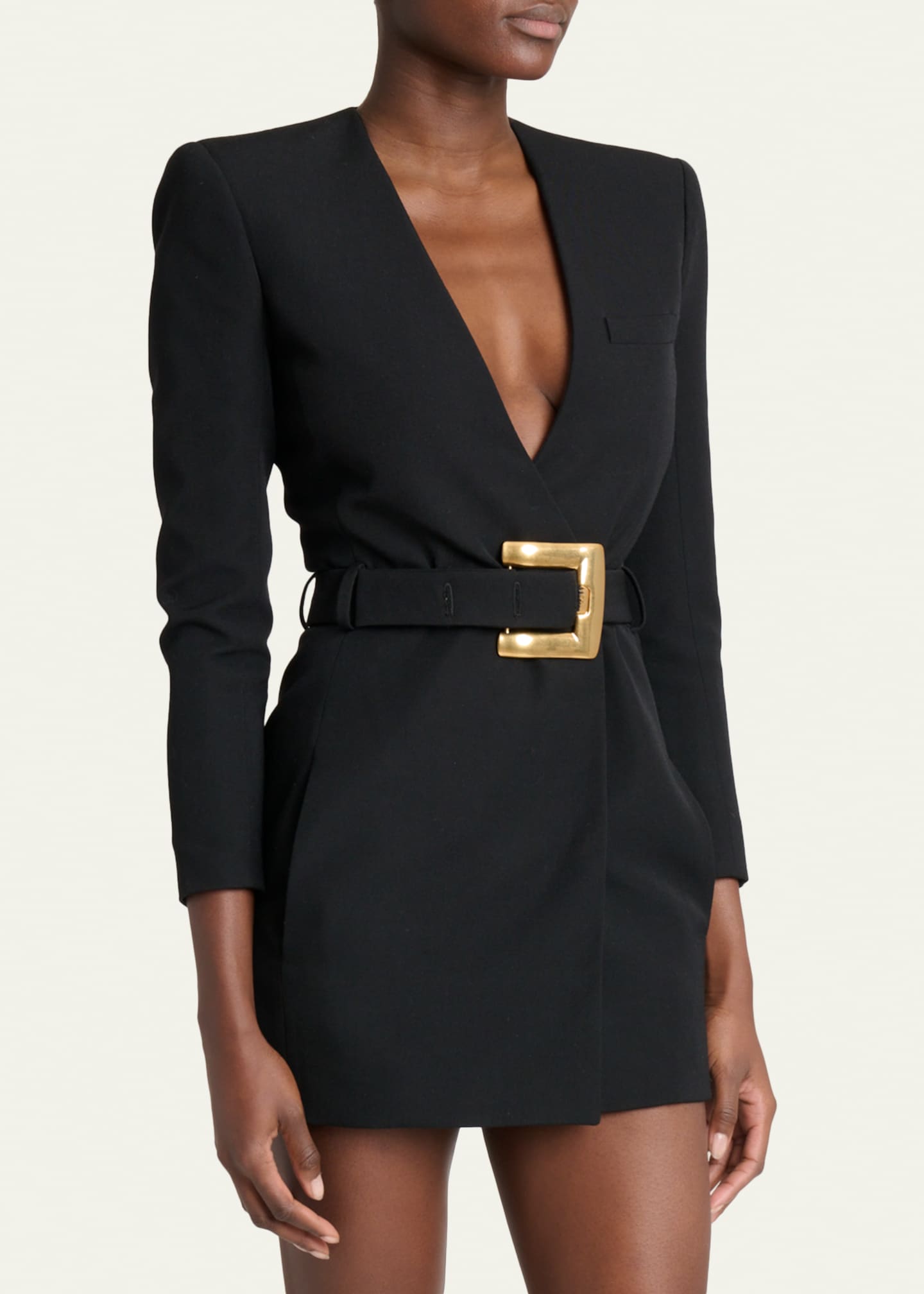 long sleeve balmain dress Long Sleeves