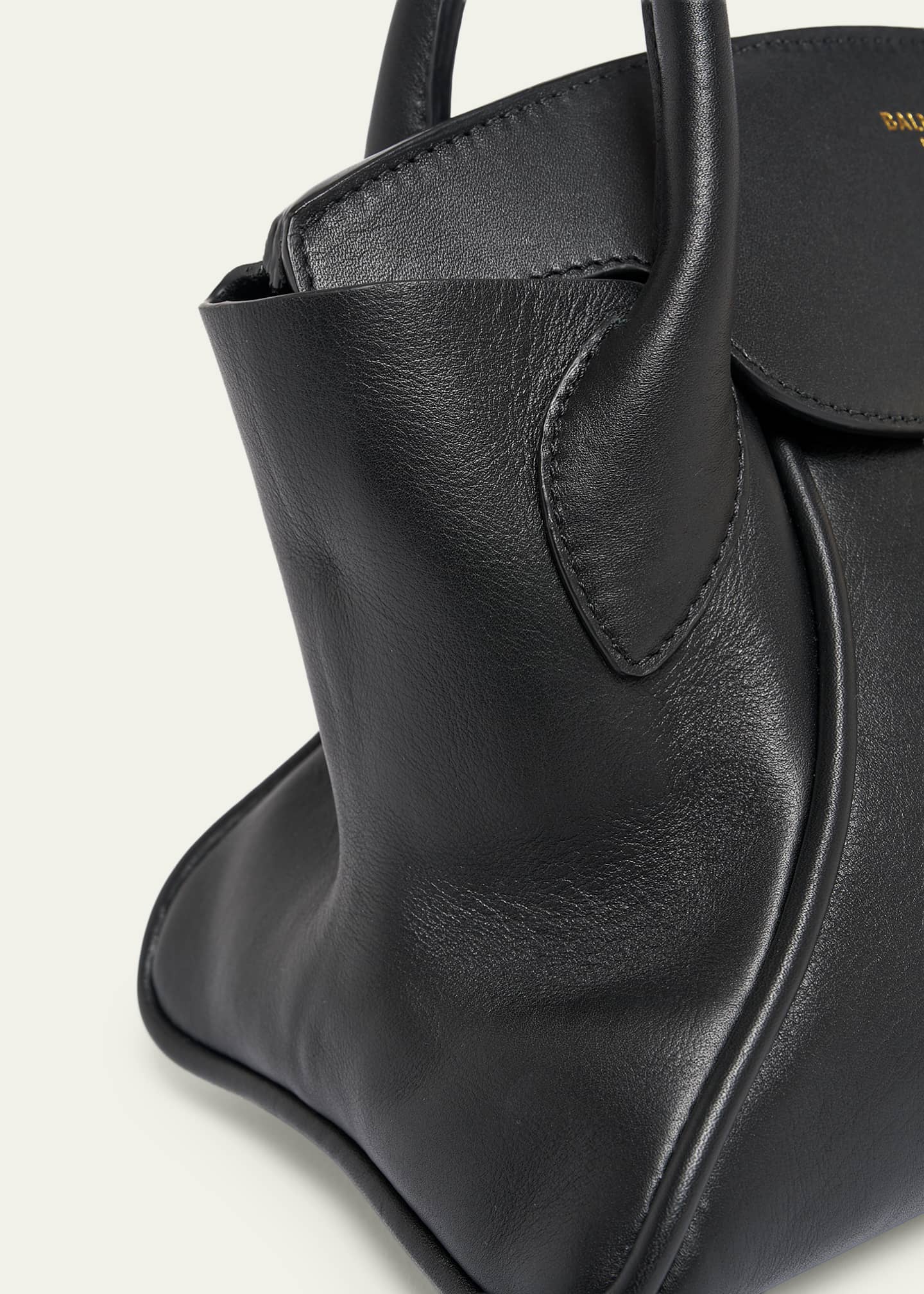Balmain Pulse Leather Top-Handle Bag - Bergdorf Goodman