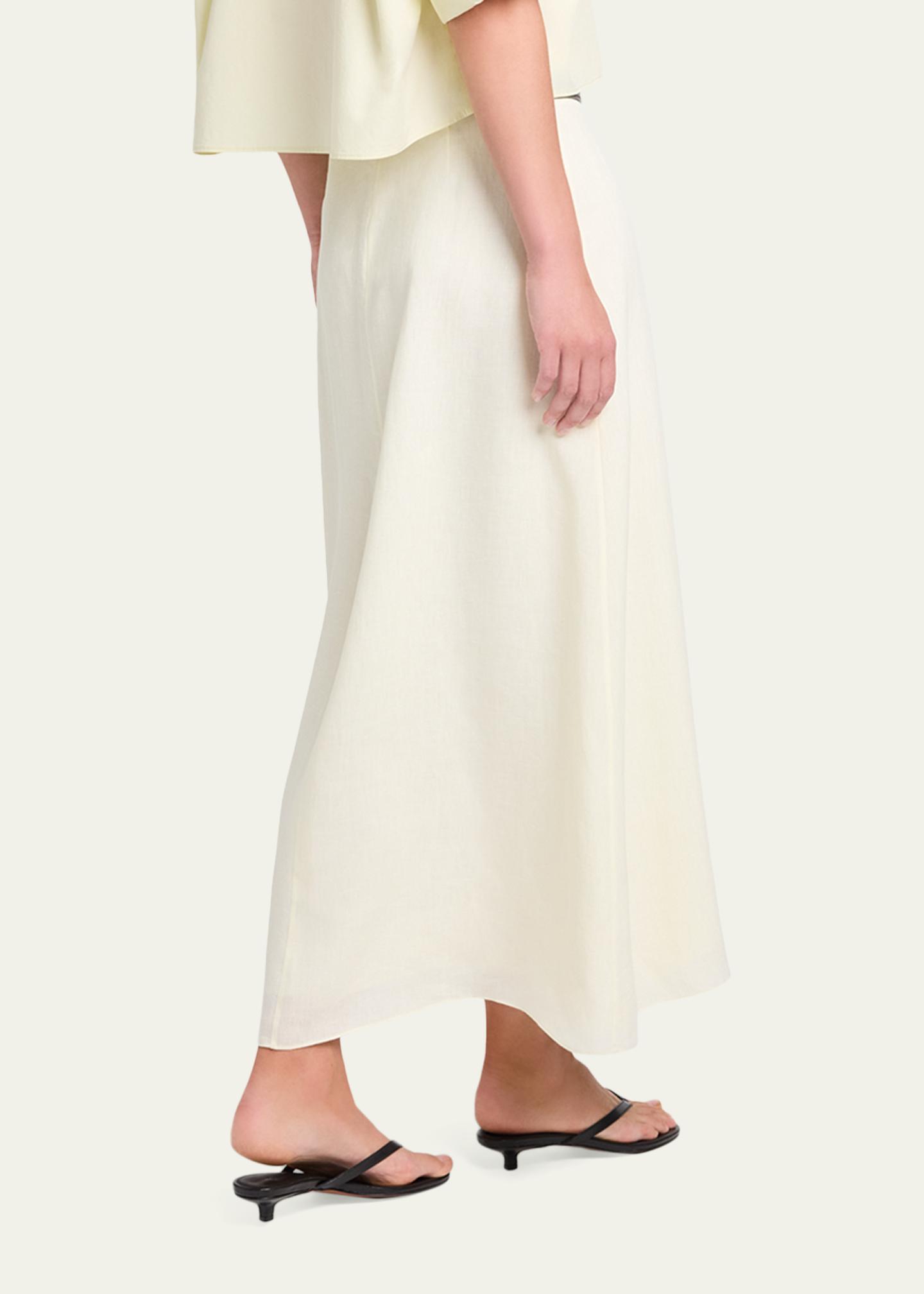 TWP The A-Line Linen Skirt - Bergdorf Goodman