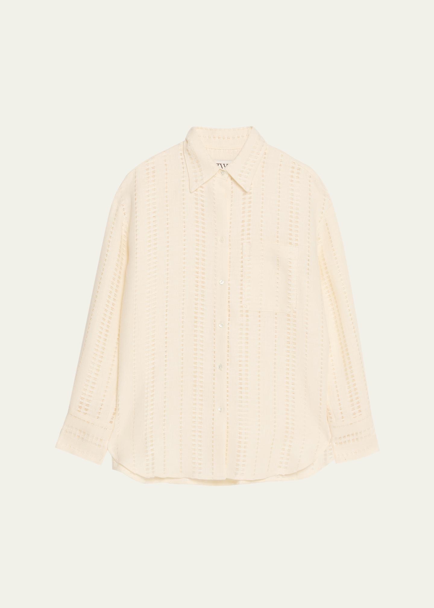 TWP Big Joe Linen Button-Front Shirt - Bergdorf Goodman