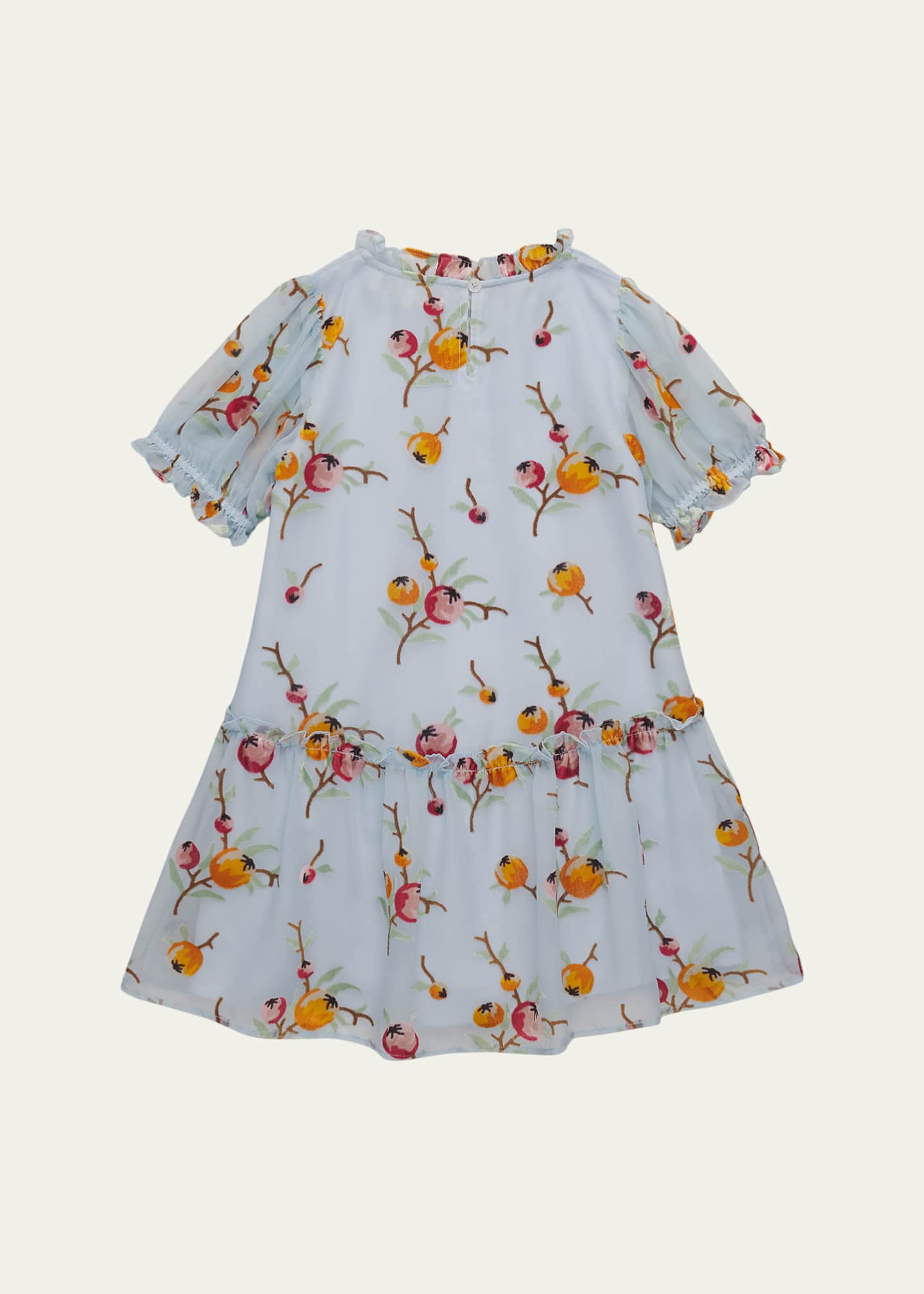 knee length dresses for ladies Vera Ditsy Blue Midi Dress – This is Unfolded