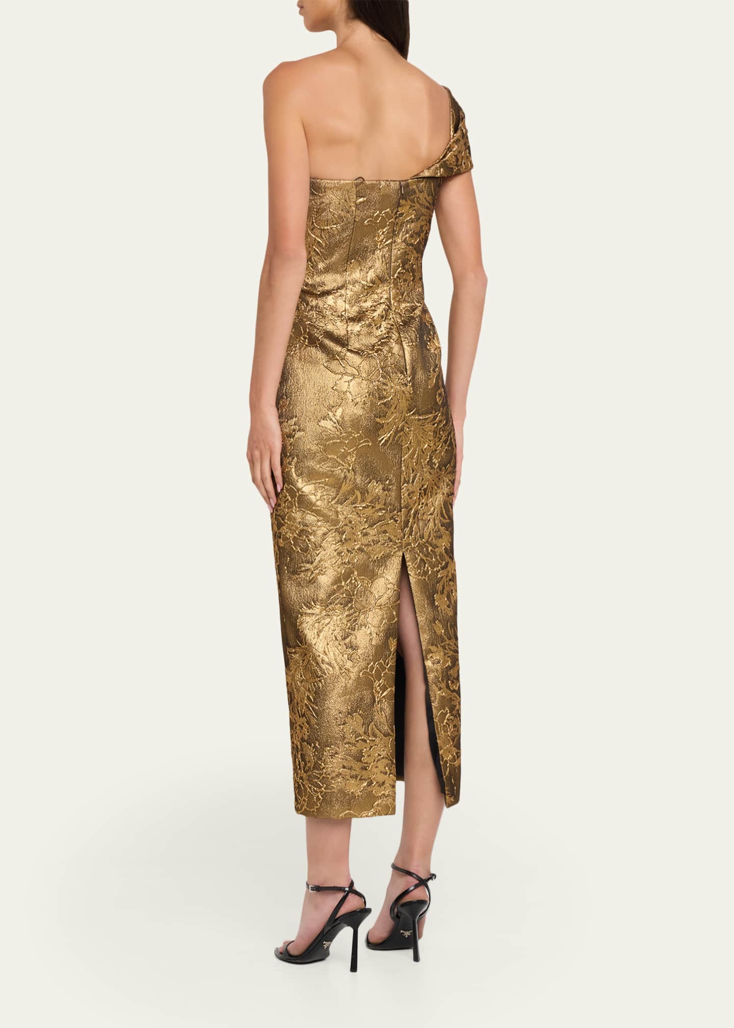 off the shoulder a line dress Lady Black Tie - Jillian Gown - A-line Soft Satin Off The Shoulder Dress