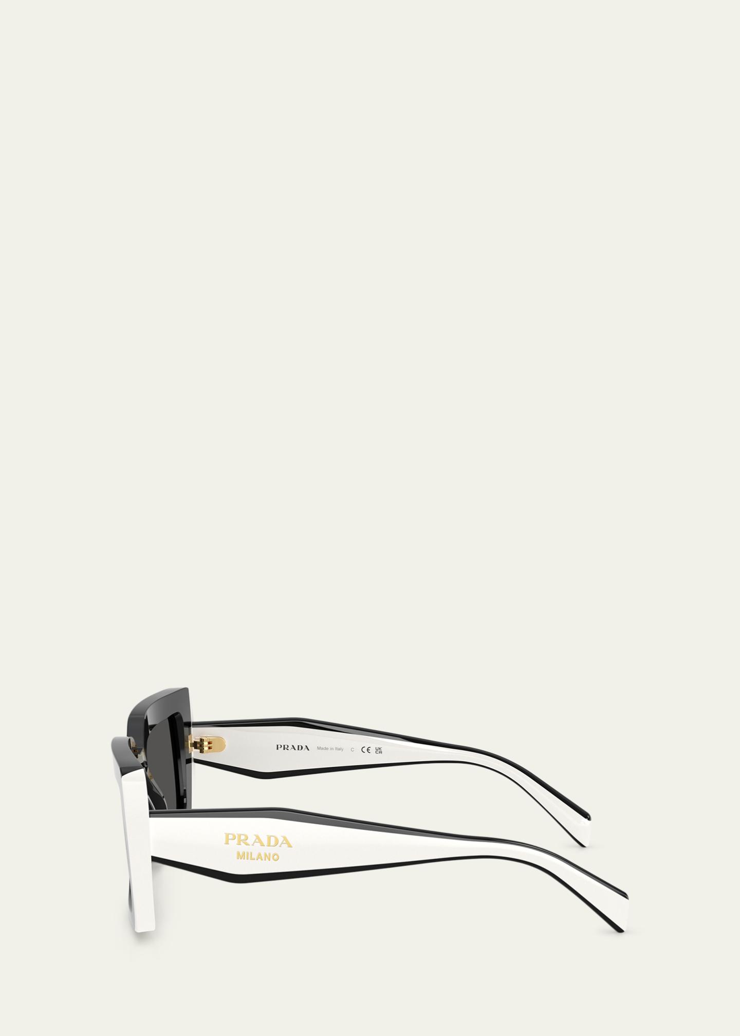 Prada PR D01SF 53MM Rectangular Sunglasses - Bergdorf Goodman