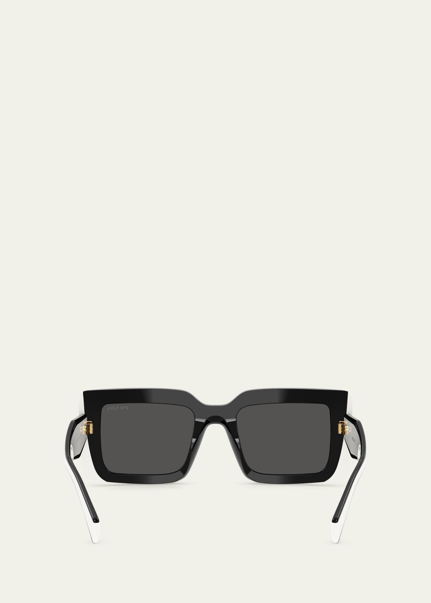 Prada PR D01SF 53MM Rectangular Sunglasses - Bergdorf Goodman