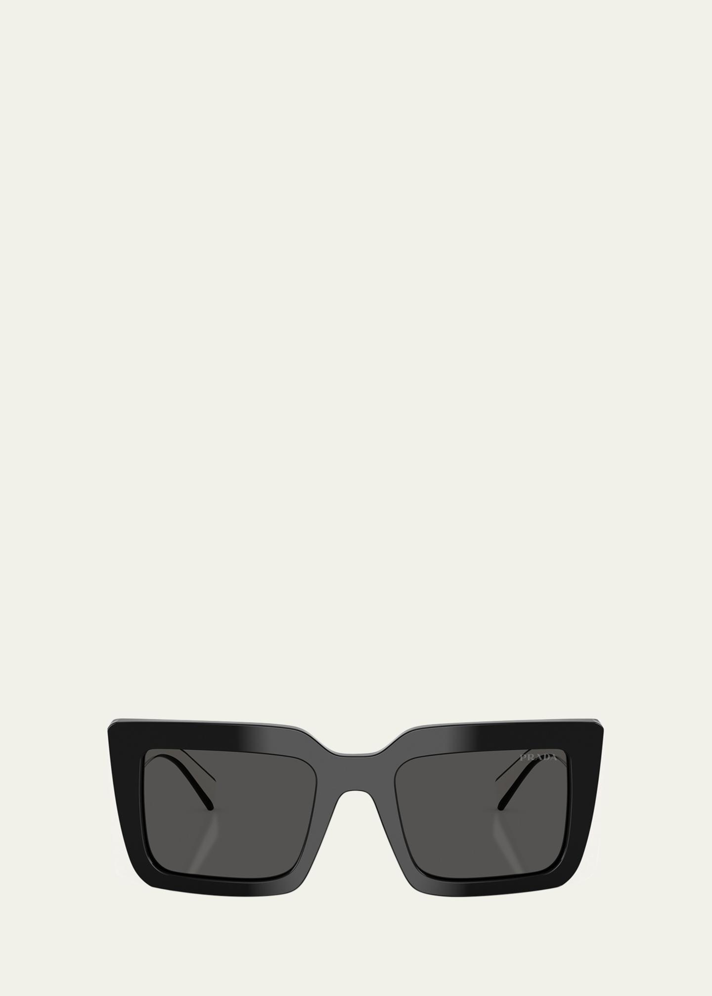 Prada PR D01SF 53MM Rectangular Sunglasses - Bergdorf Goodman