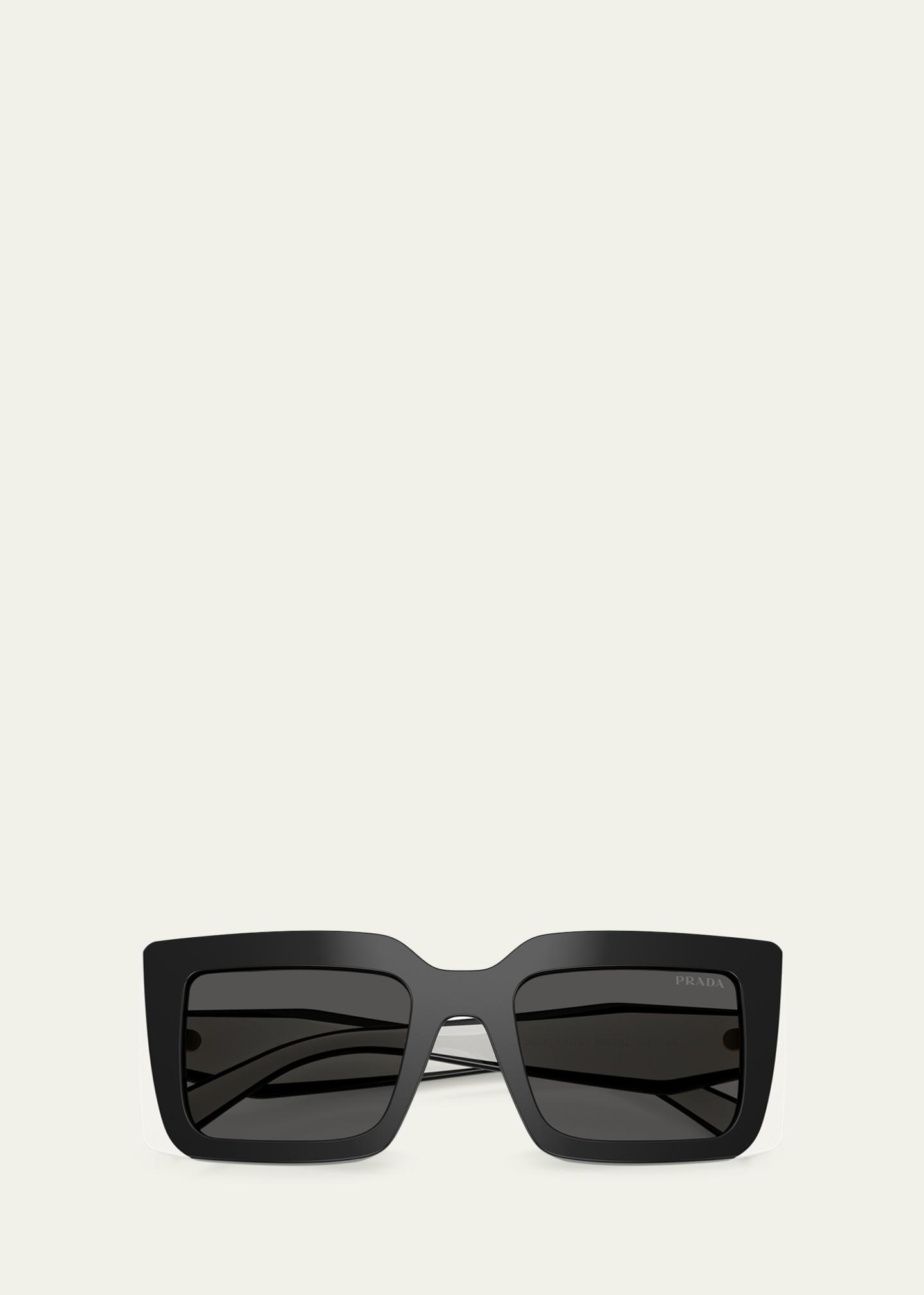 Prada PR D01SF 53MM Rectangular Sunglasses - Bergdorf Goodman