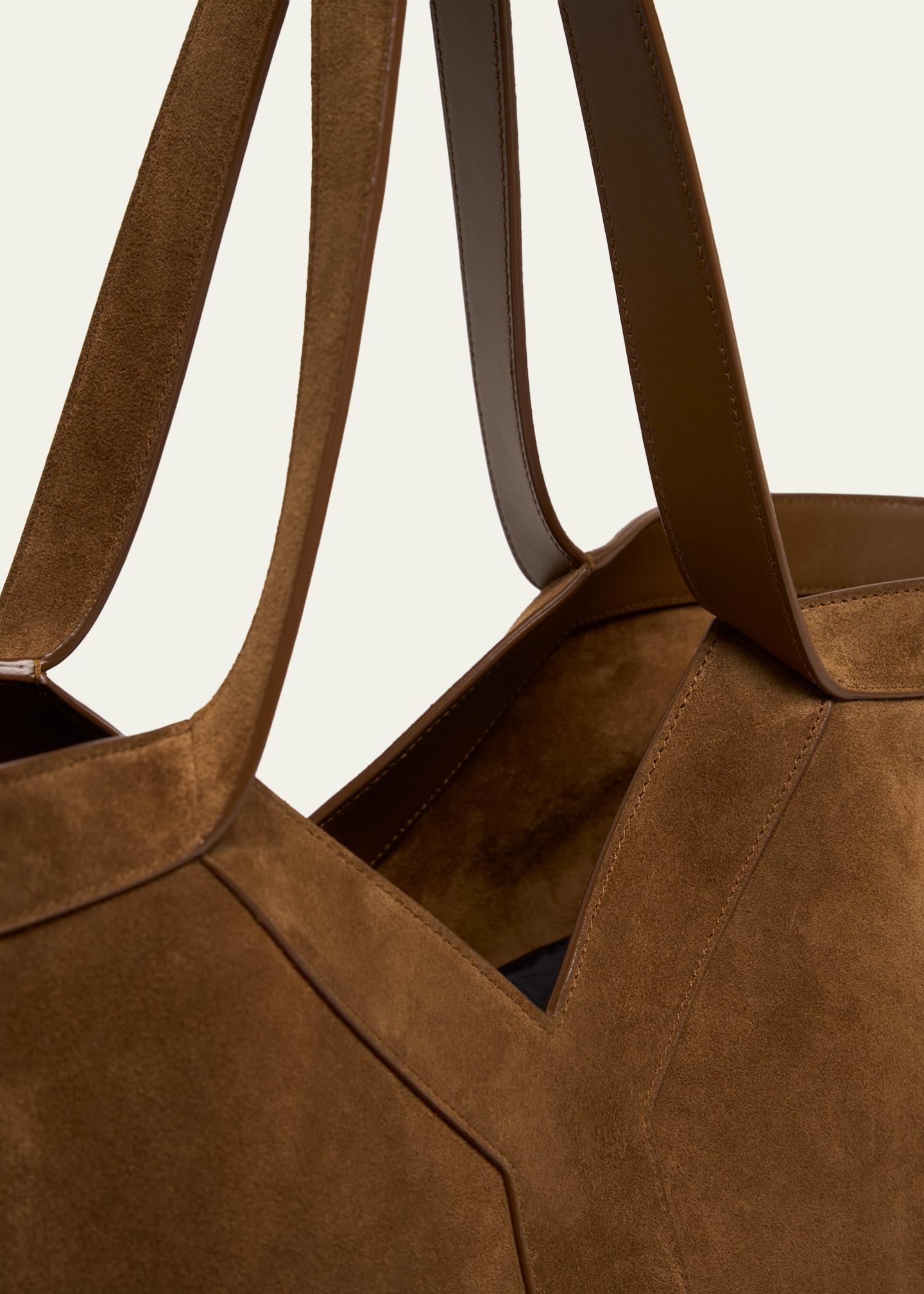 Saint Laurent Y Medium Tote Bag in Suede - Bergdorf Goodman