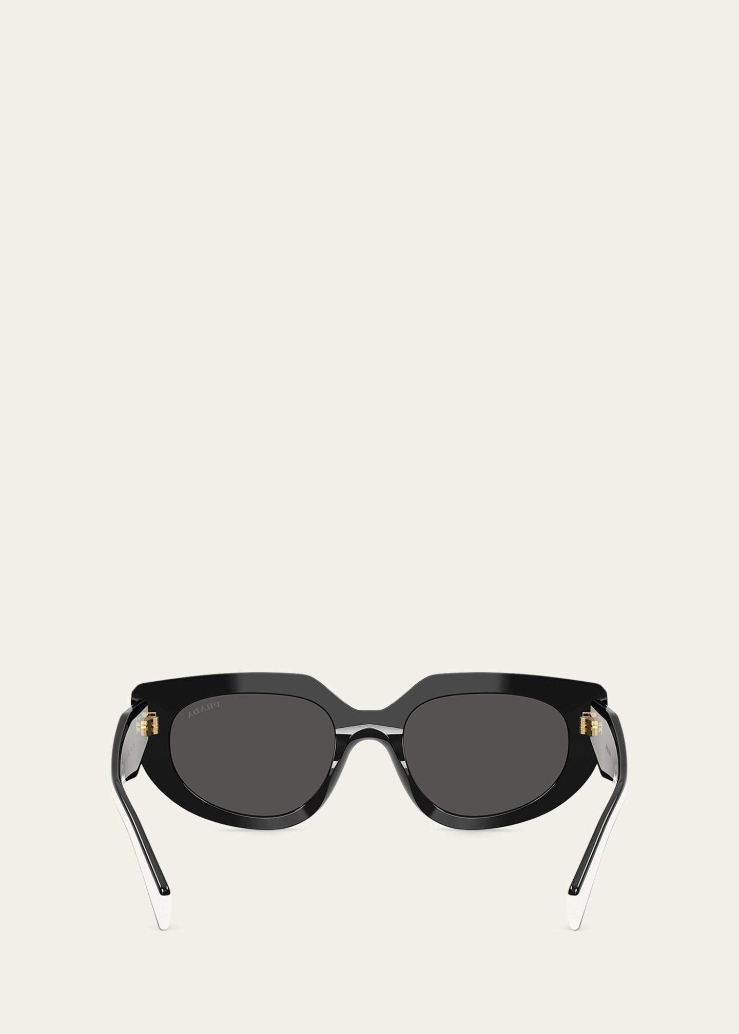 Prada PR D02SF 54MM Oval Sunglasses - Bergdorf Goodman