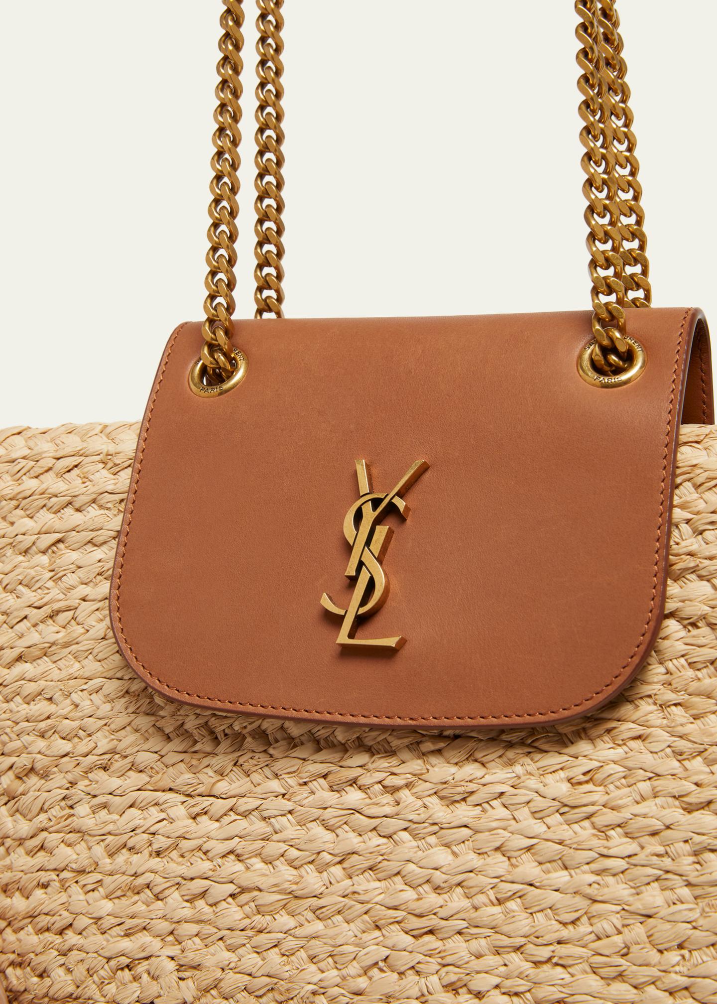 ●新品/正規品● Saint Laurent Panier RAFFIA トート Saint Laurent Panier Tote Bag in Raffia - Bergdorf Goodman