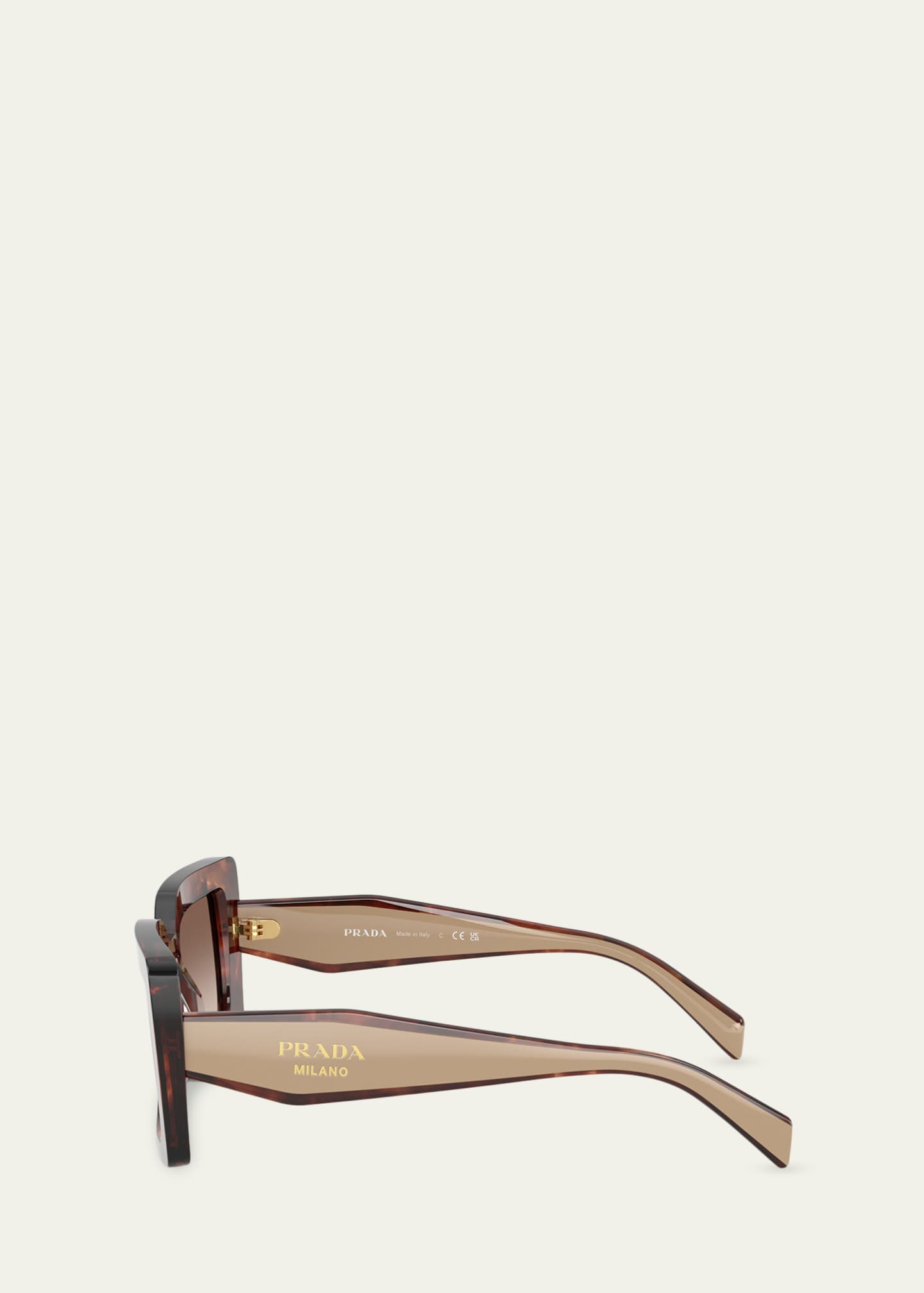 Prada PR D01SF 53MM Rectangular Sunglasses - Bergdorf Goodman