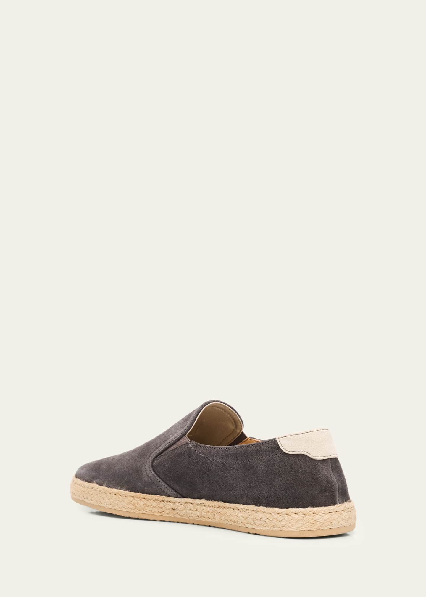 Brunello Cucinelli Men's Suede Slip-On Espadrilles - Bergdorf Goodman