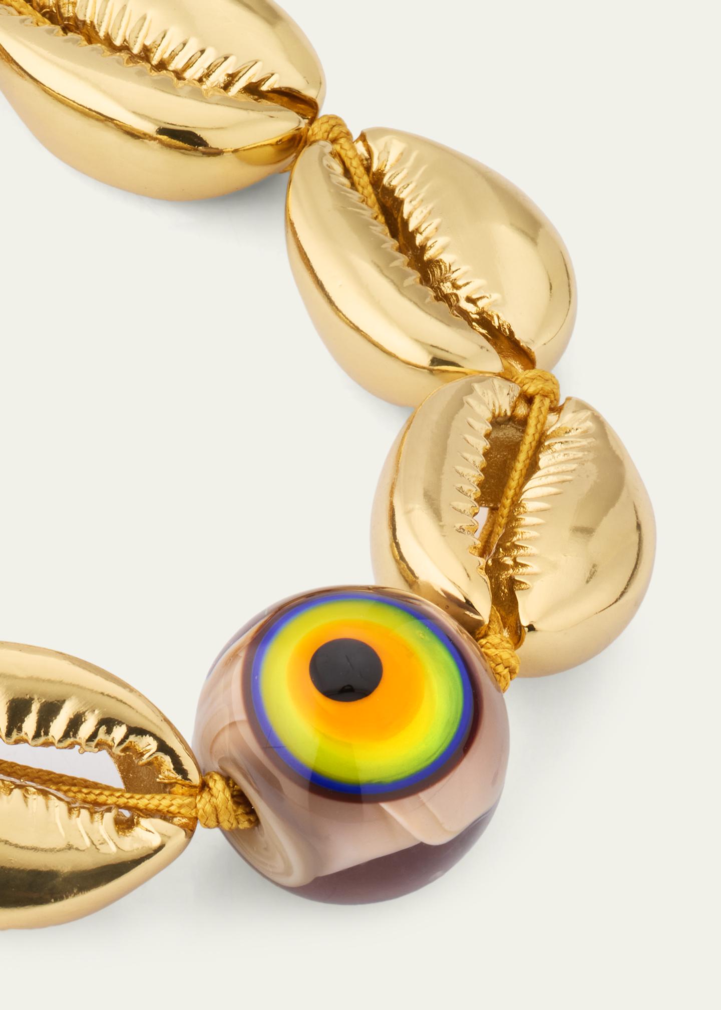 TOHUM Design Concha Large Puka Bracelet, Yellow Gold - Bergdorf Goodman
