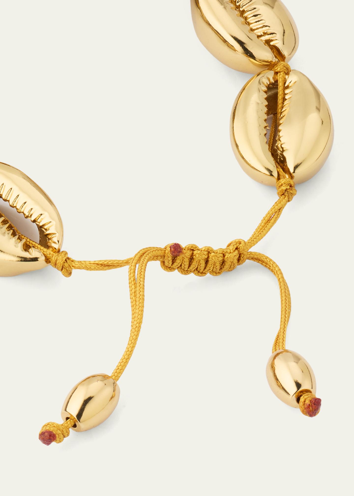TOHUM Design Concha Large Puka Bracelet, Yellow Gold - Bergdorf Goodman